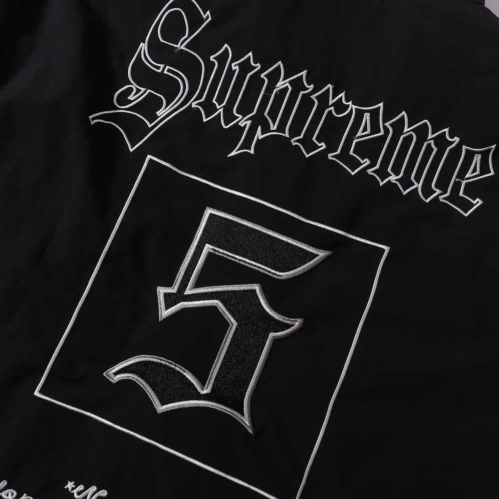 Supreme Old English Track Jacket 'Black' - DopestKickz