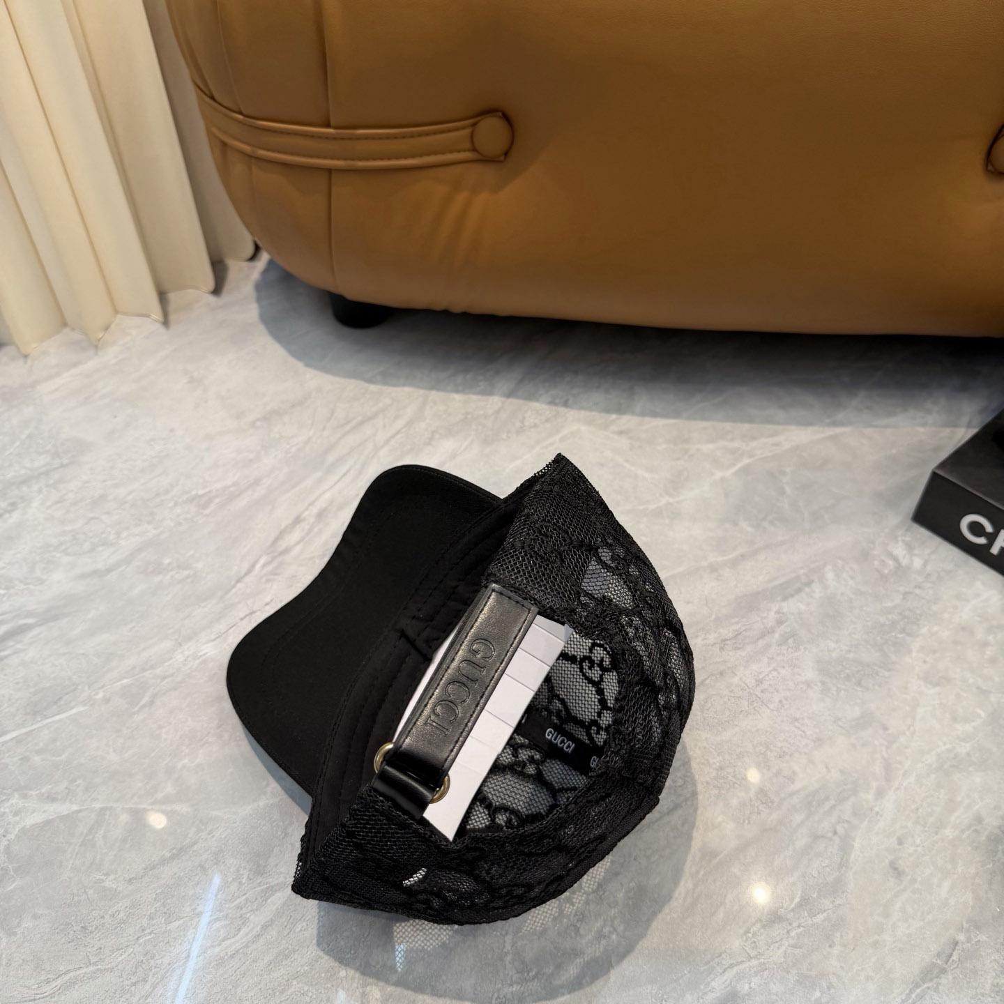 Gucci Mesh GG Monogram Shivali Baseball Hat  - DopestKickz