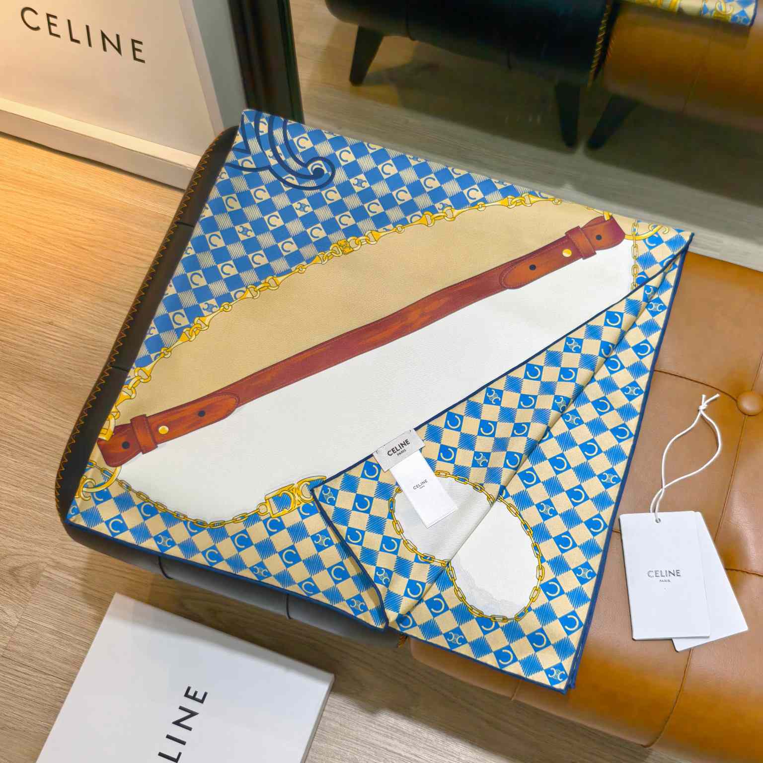 Celine  Bandana In Silk Twill - DopestKickz