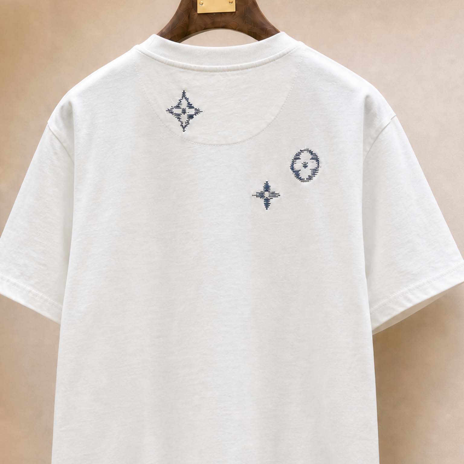 Louis Vuitton Embroidered Signature T-Shirt   1AK7FW - DopestKickz
