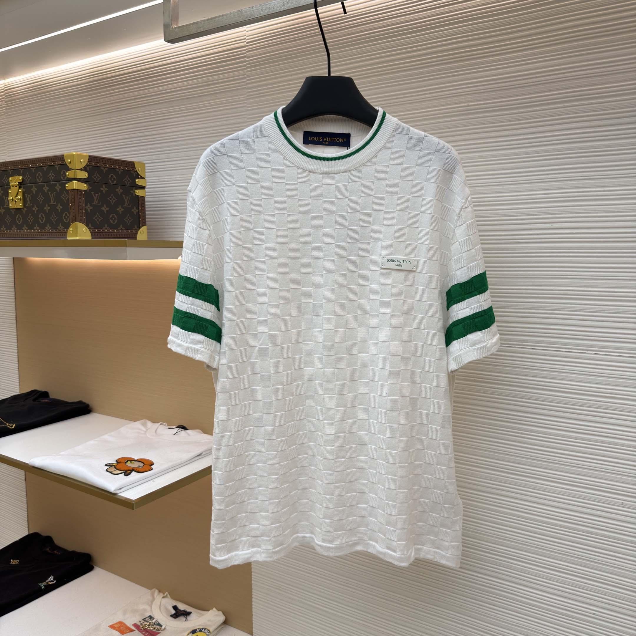 Louis Vuitton Damier Terry Tennis T-Shirt - DopestKickz