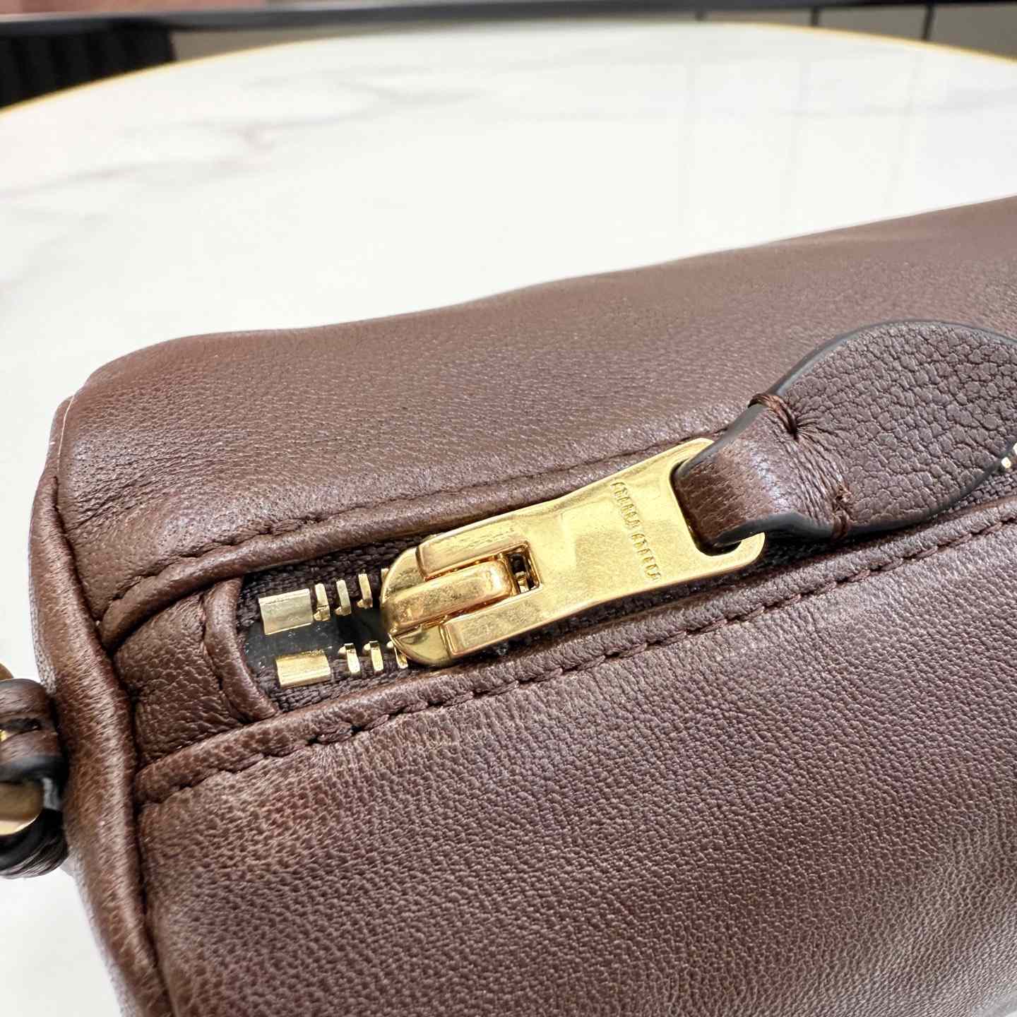Miu Miu Nappa Leather Pouch - DopestKickz