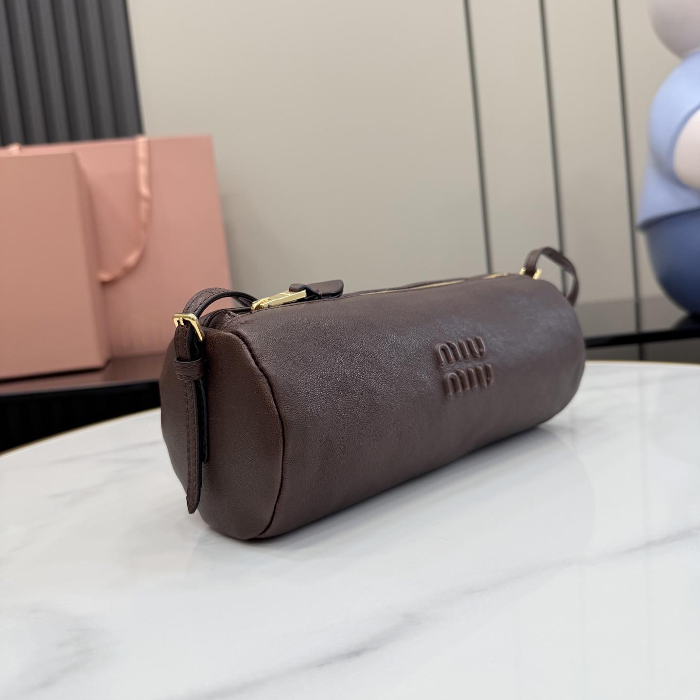Miu Miu Nappa Leather Pouch - DopestKickz