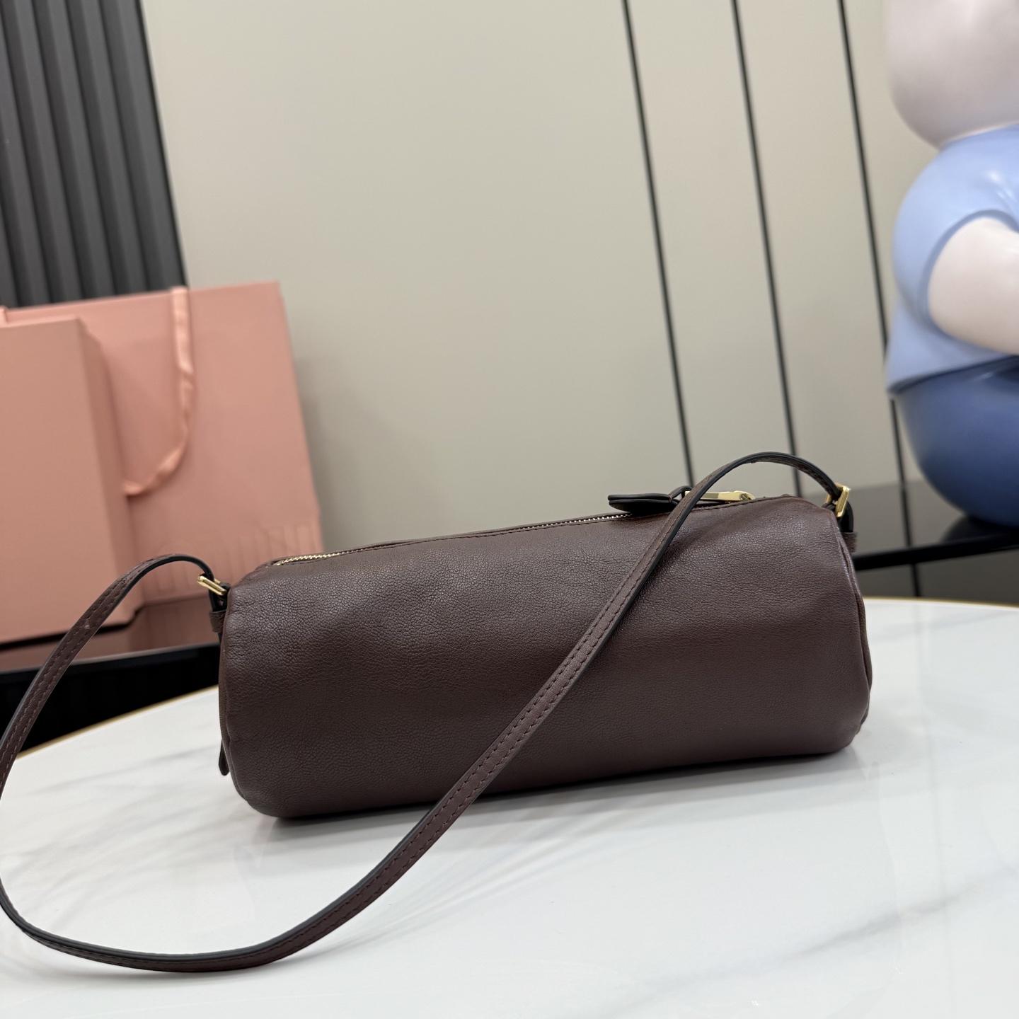 Miu Miu Nappa Leather Pouch - DopestKickz