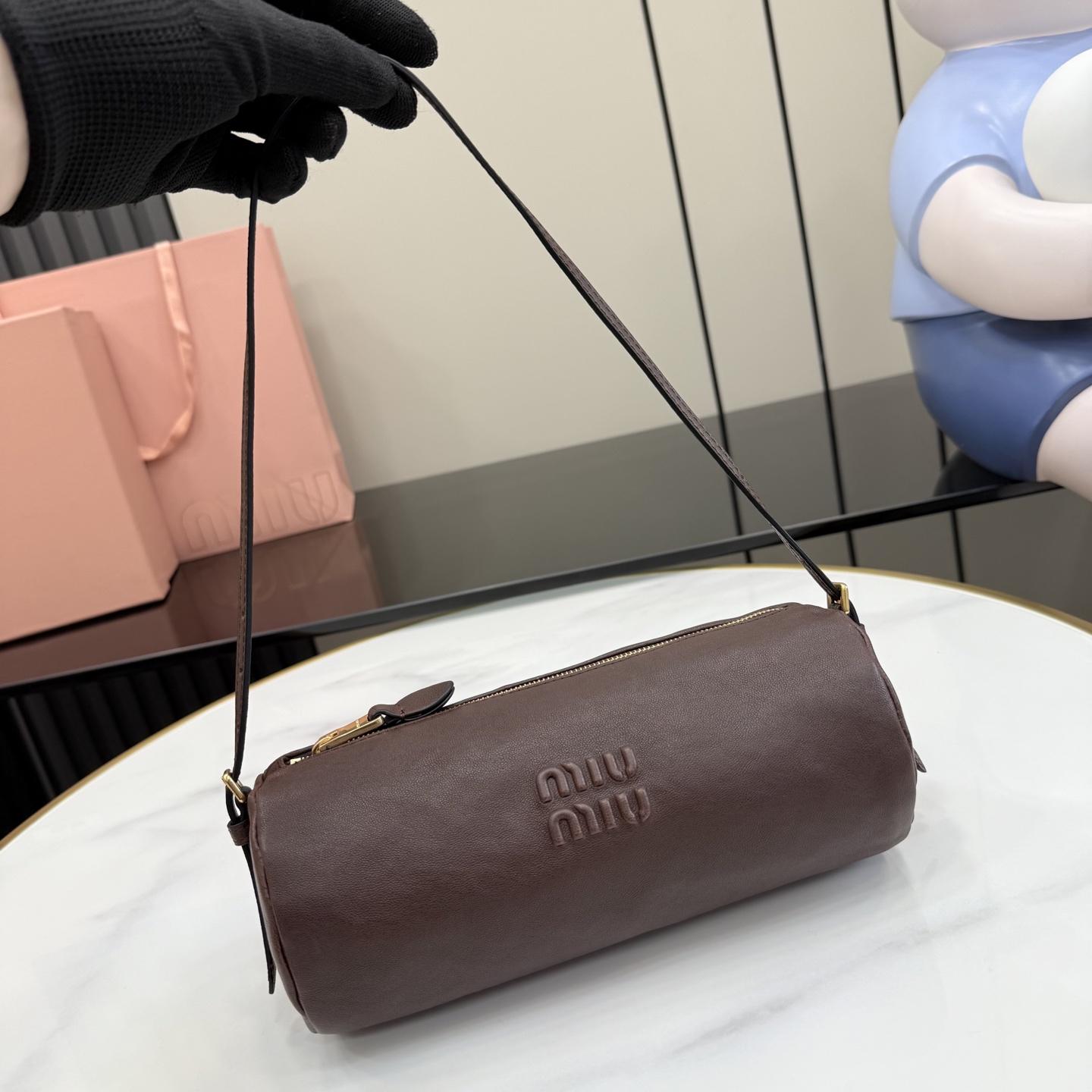 Miu Miu Nappa Leather Pouch - DopestKickz