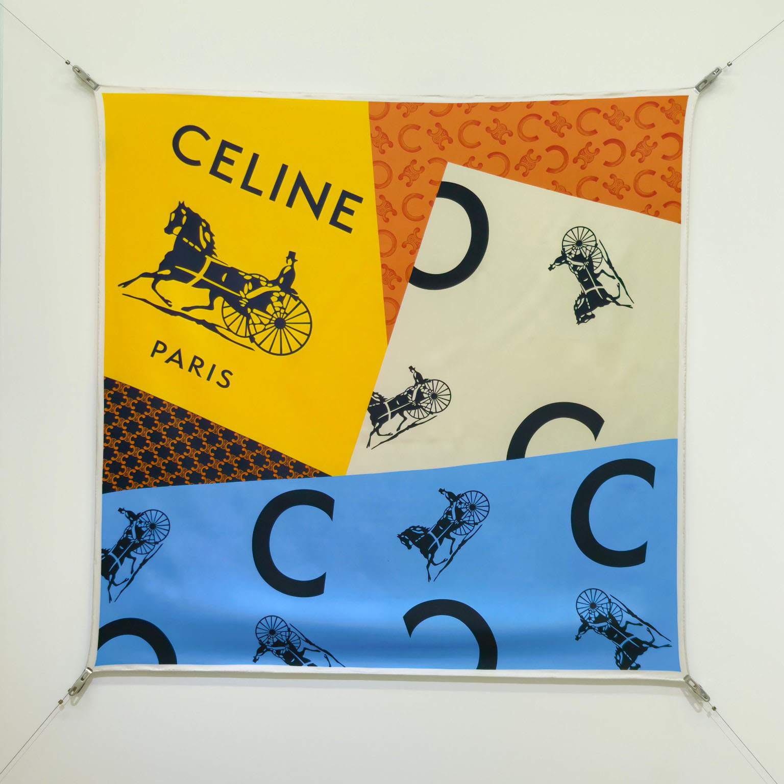 Celine  Square In Silk Twill - DopestKickz