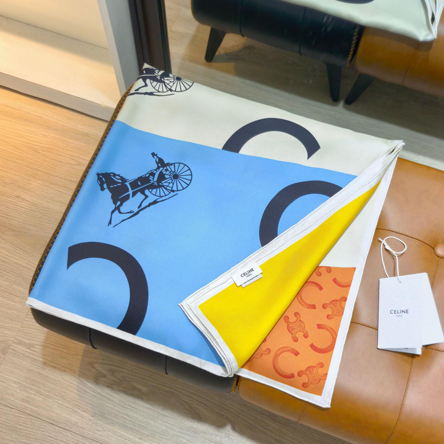Celine  Square In Silk Twill - DopestKickz