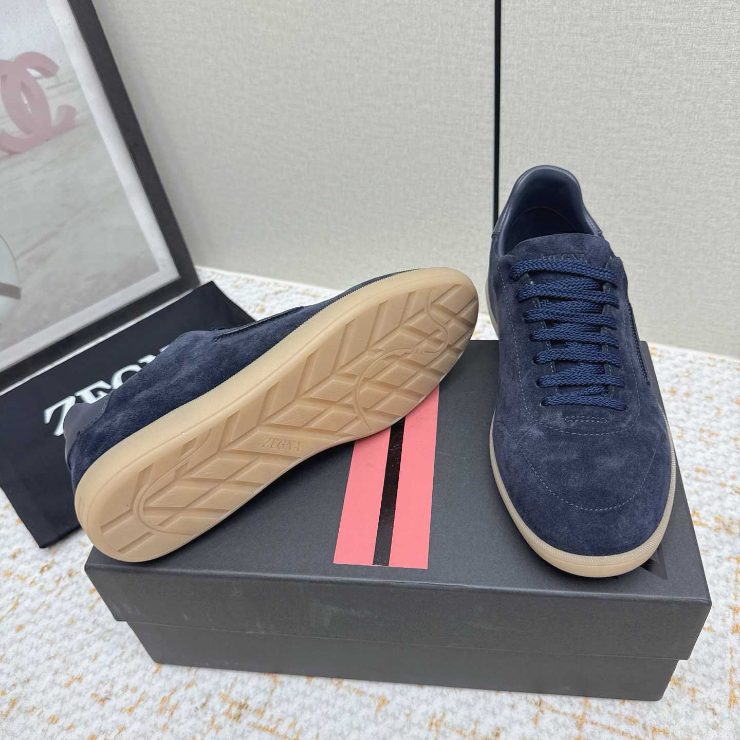 Zegna 232 Suede Sneakers - DopestKickz