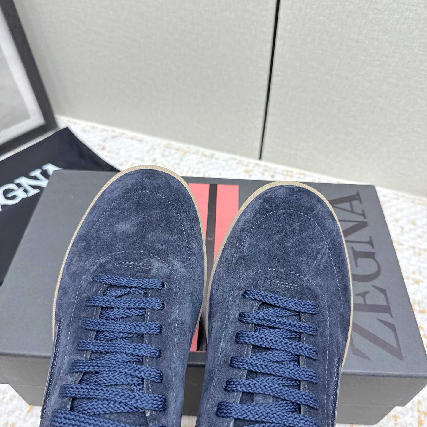 Zegna 232 Suede Sneakers - DopestKickz