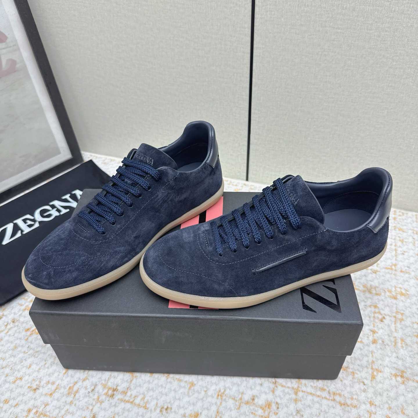 Zegna 232 Suede Sneakers - DopestKickz