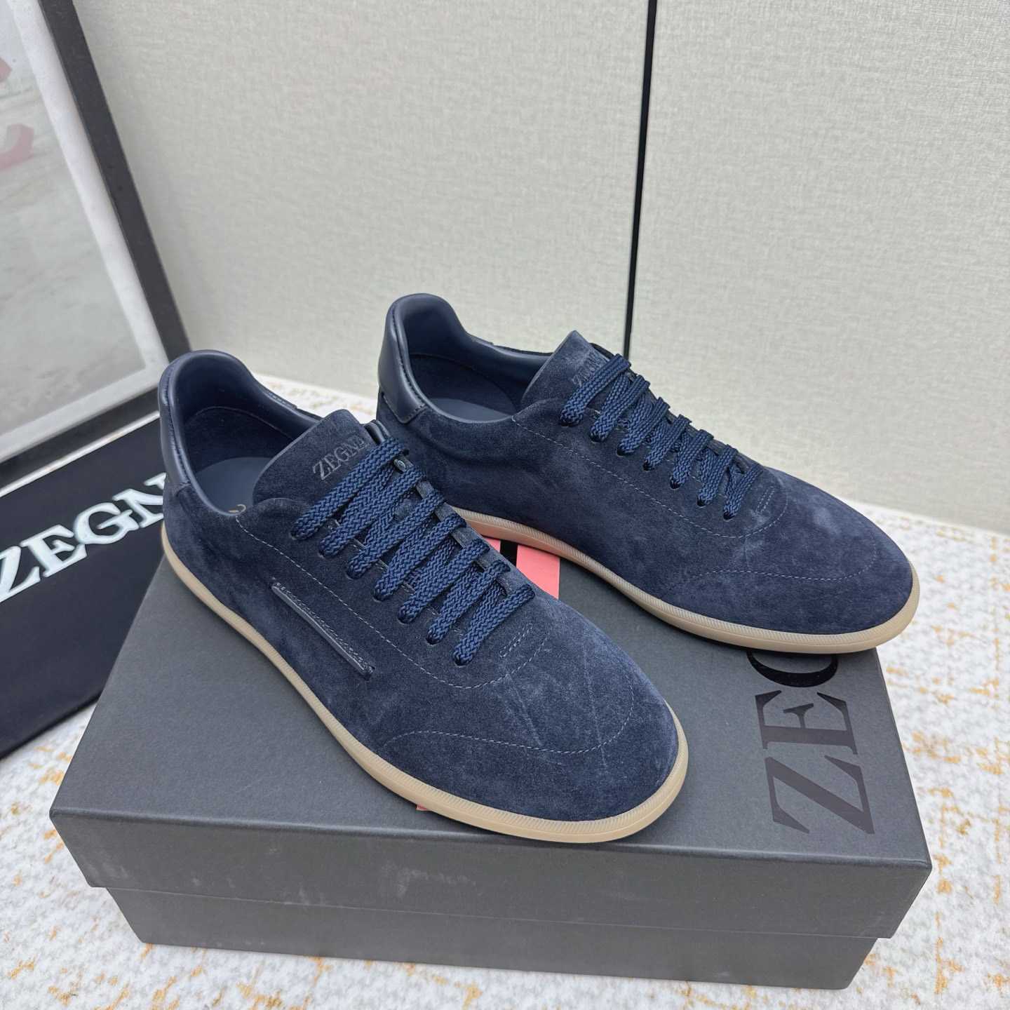 Zegna 232 Suede Sneakers - DopestKickz