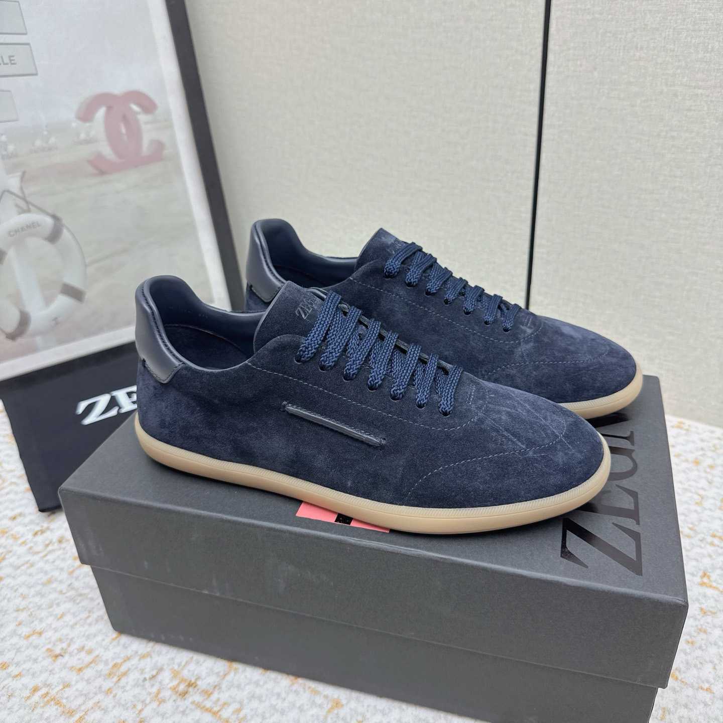 Zegna 232 Suede Sneakers - DopestKickz