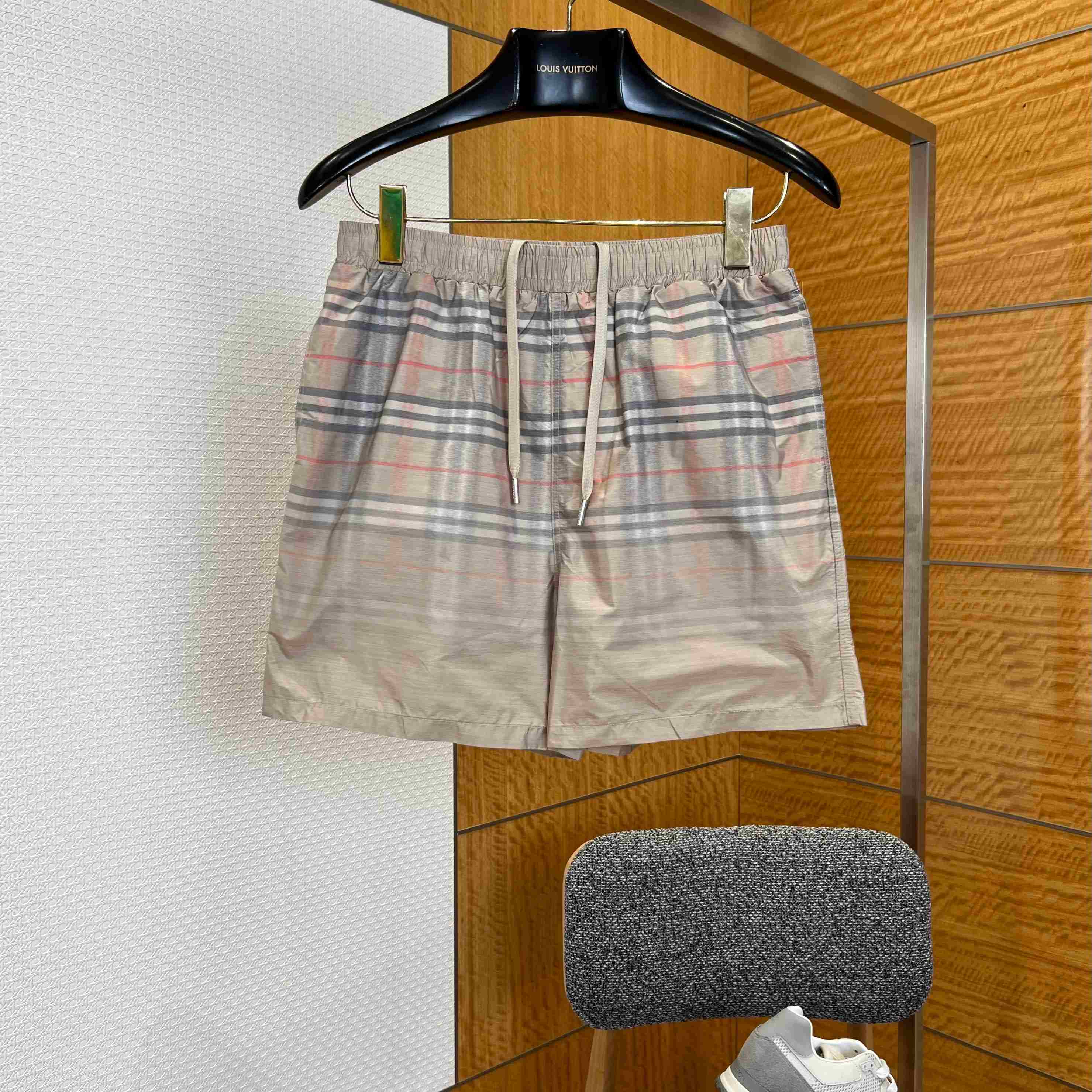 Burberry Gradient Check Swim Shorts - DopestKickz