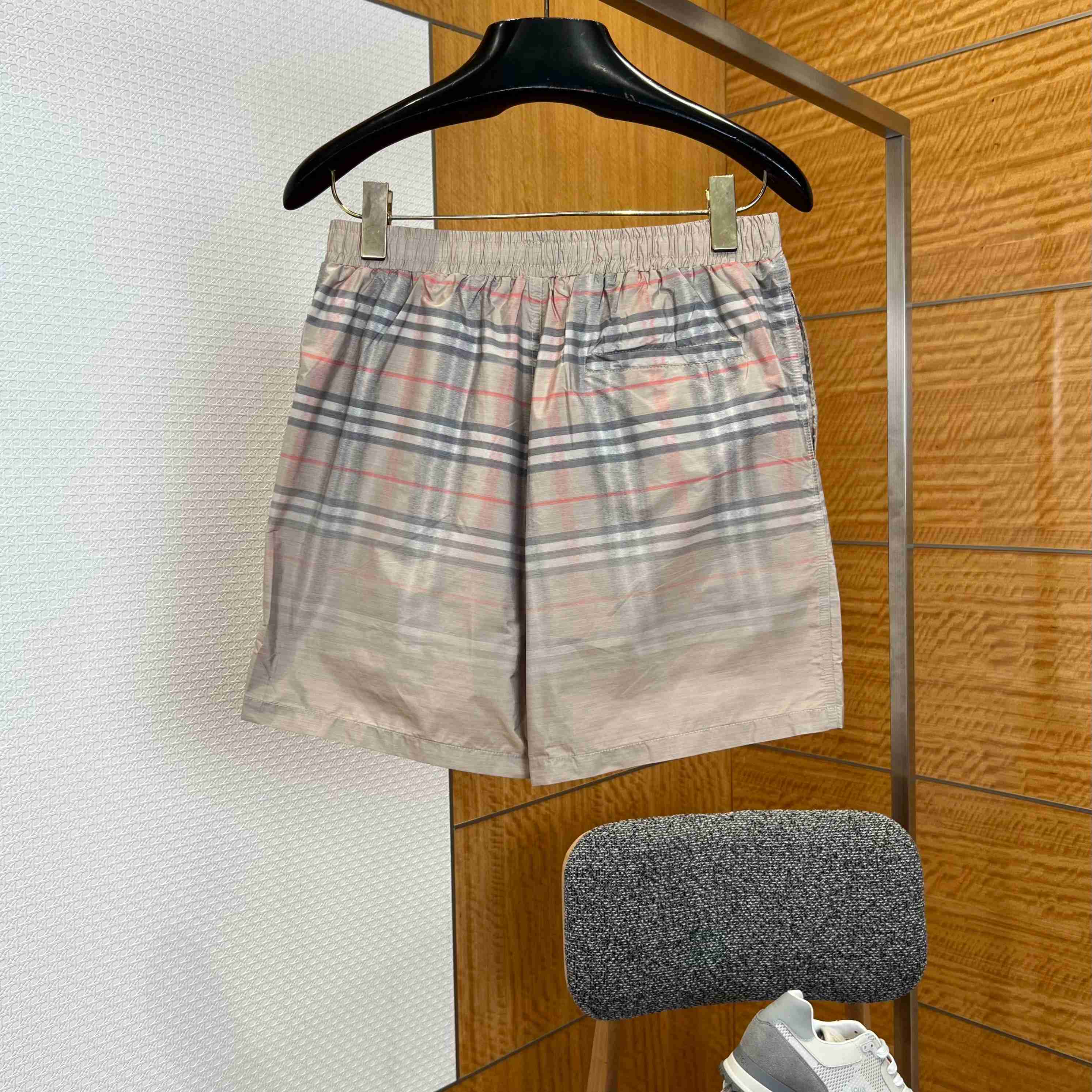 Burberry Gradient Check Swim Shorts - DopestKickz
