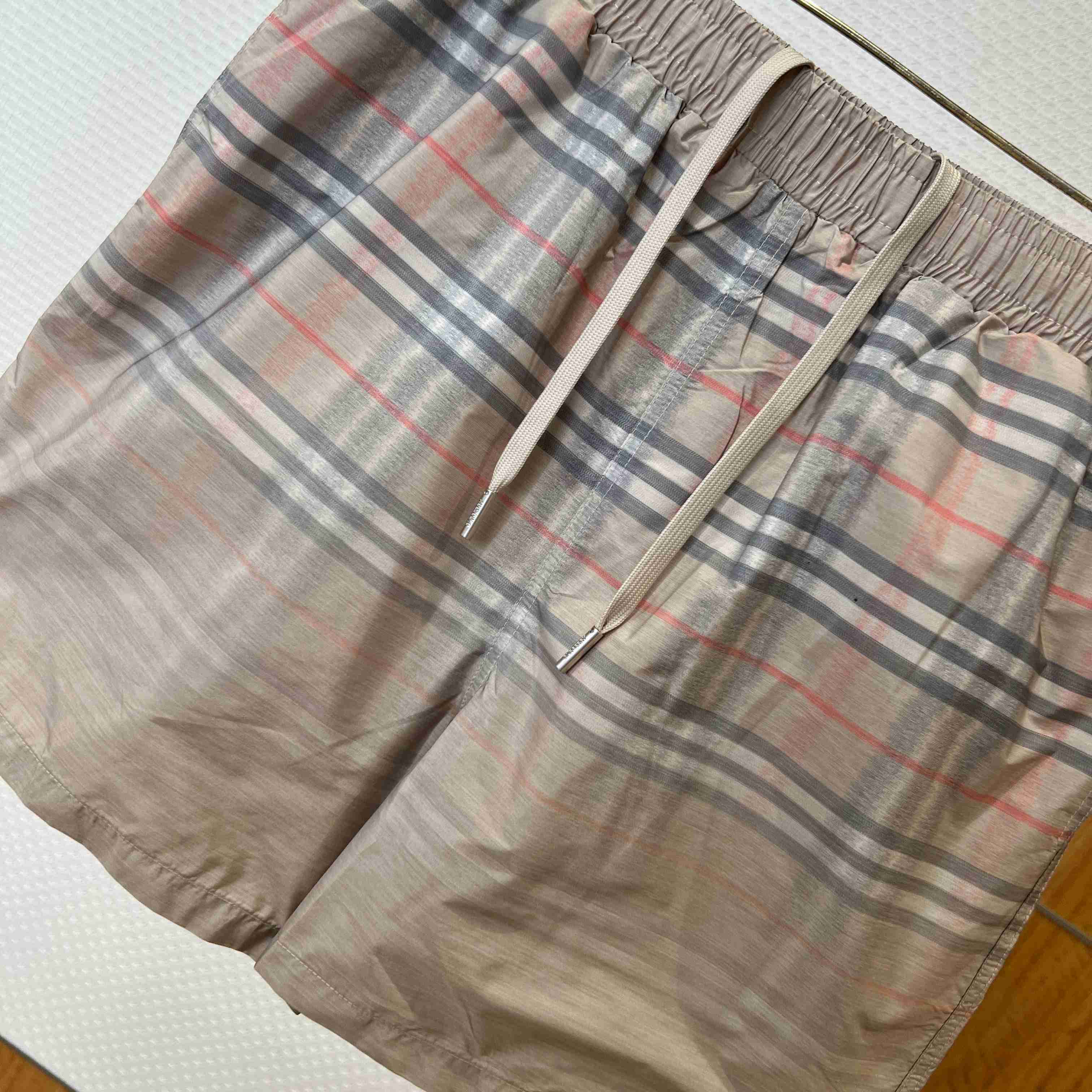 Burberry Gradient Check Swim Shorts - DopestKickz