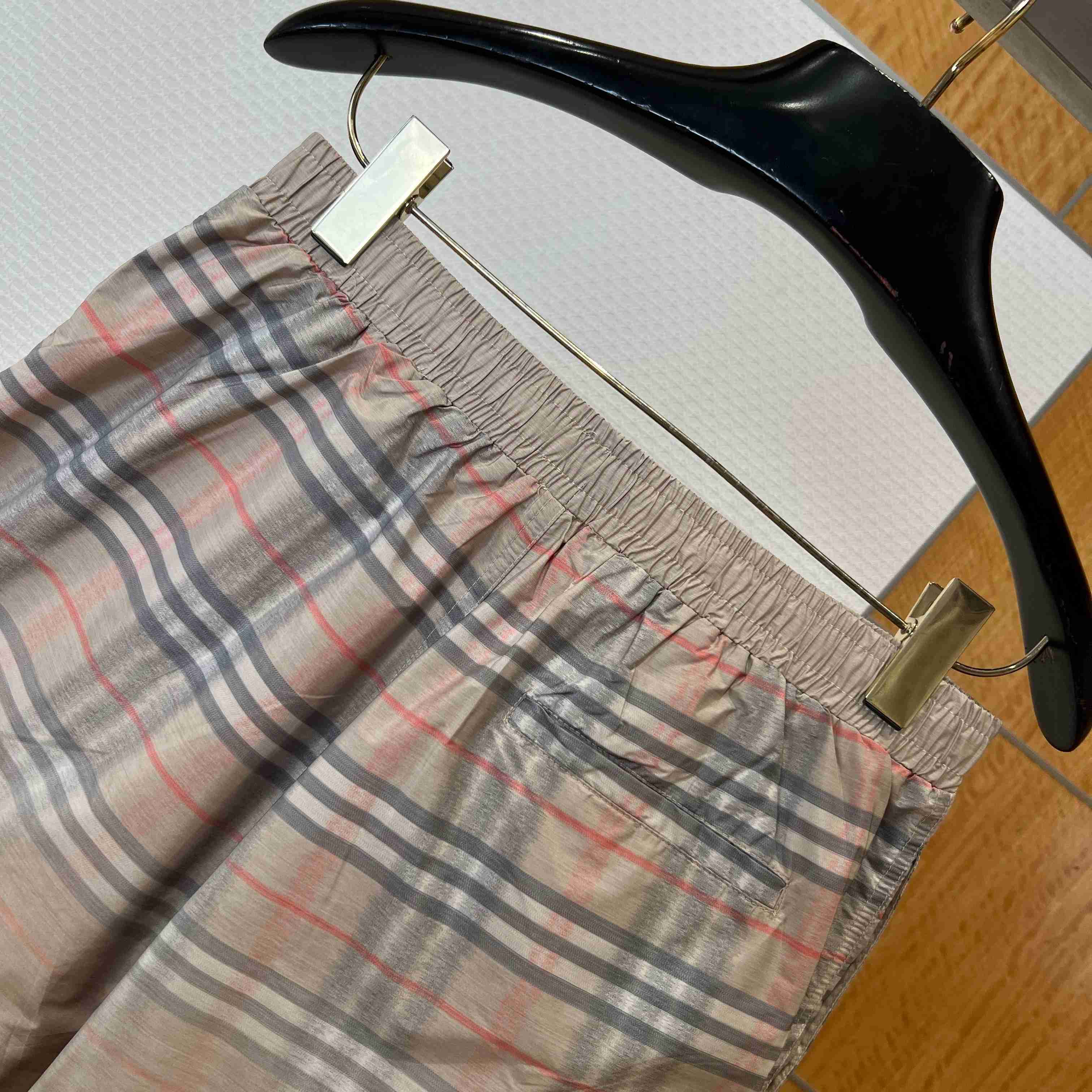 Burberry Gradient Check Swim Shorts - DopestKickz