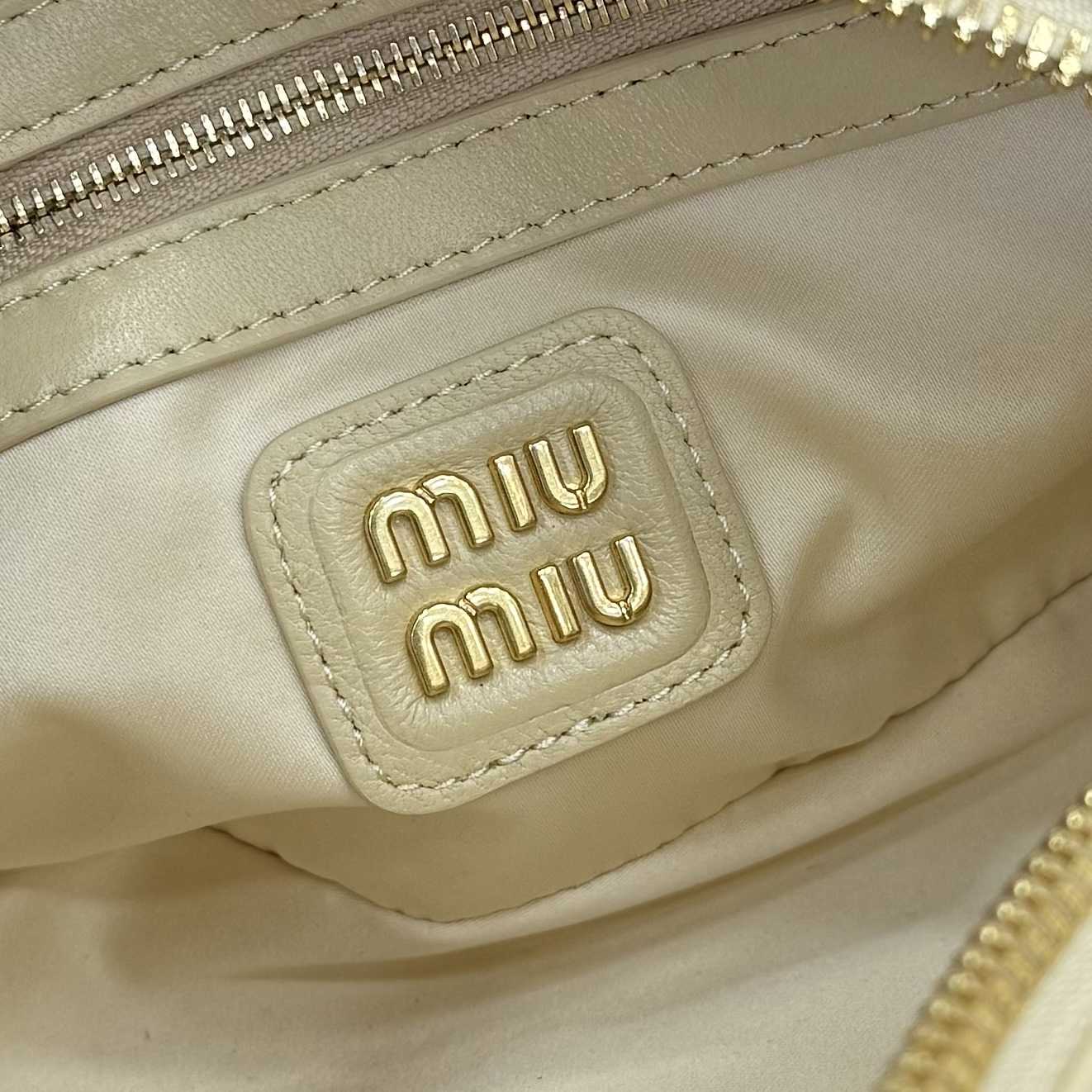 Miu Miu Arcadie Matelassé Nappa Leather Bag - DopestKickz