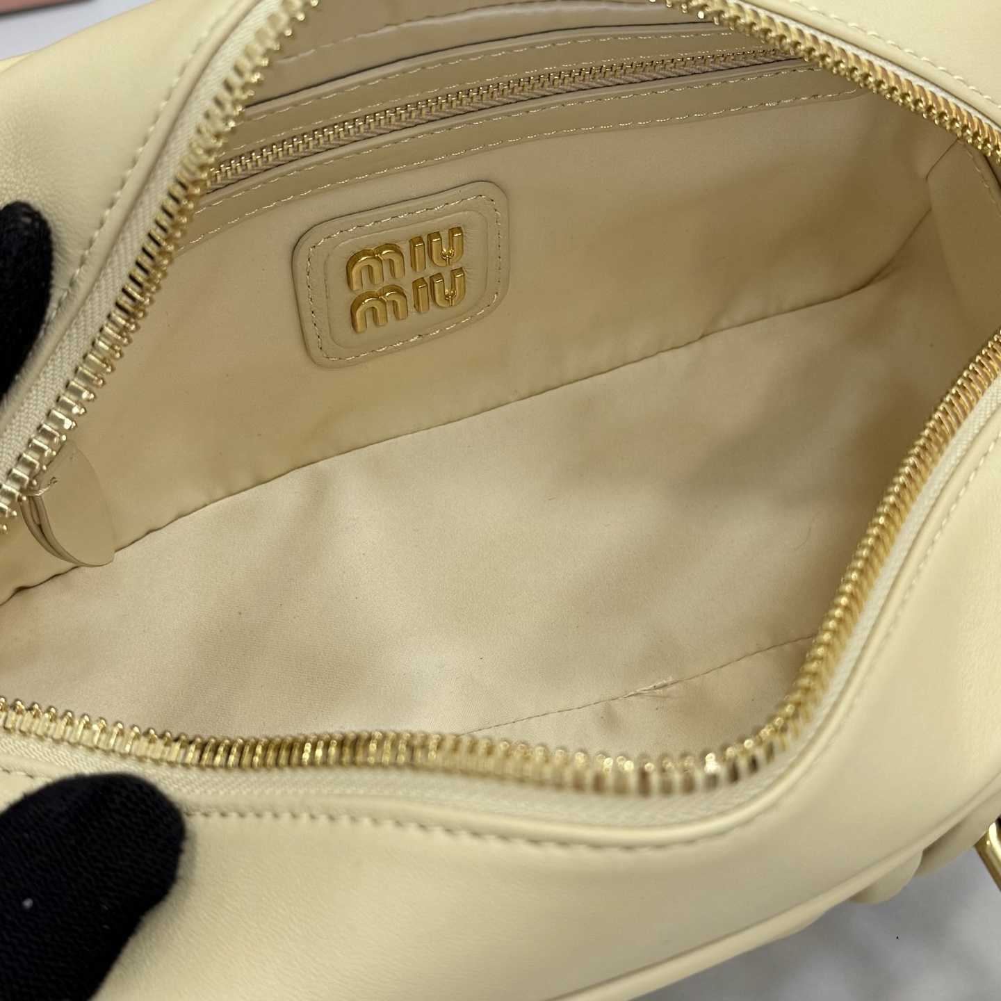 Miu Miu Arcadie Matelassé Nappa Leather Bag - DopestKickz