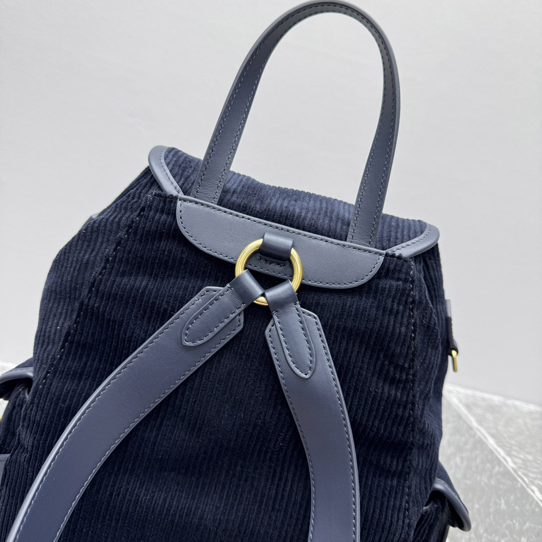 Miu Miu  Large Corduroy Backpack - DopestKickz