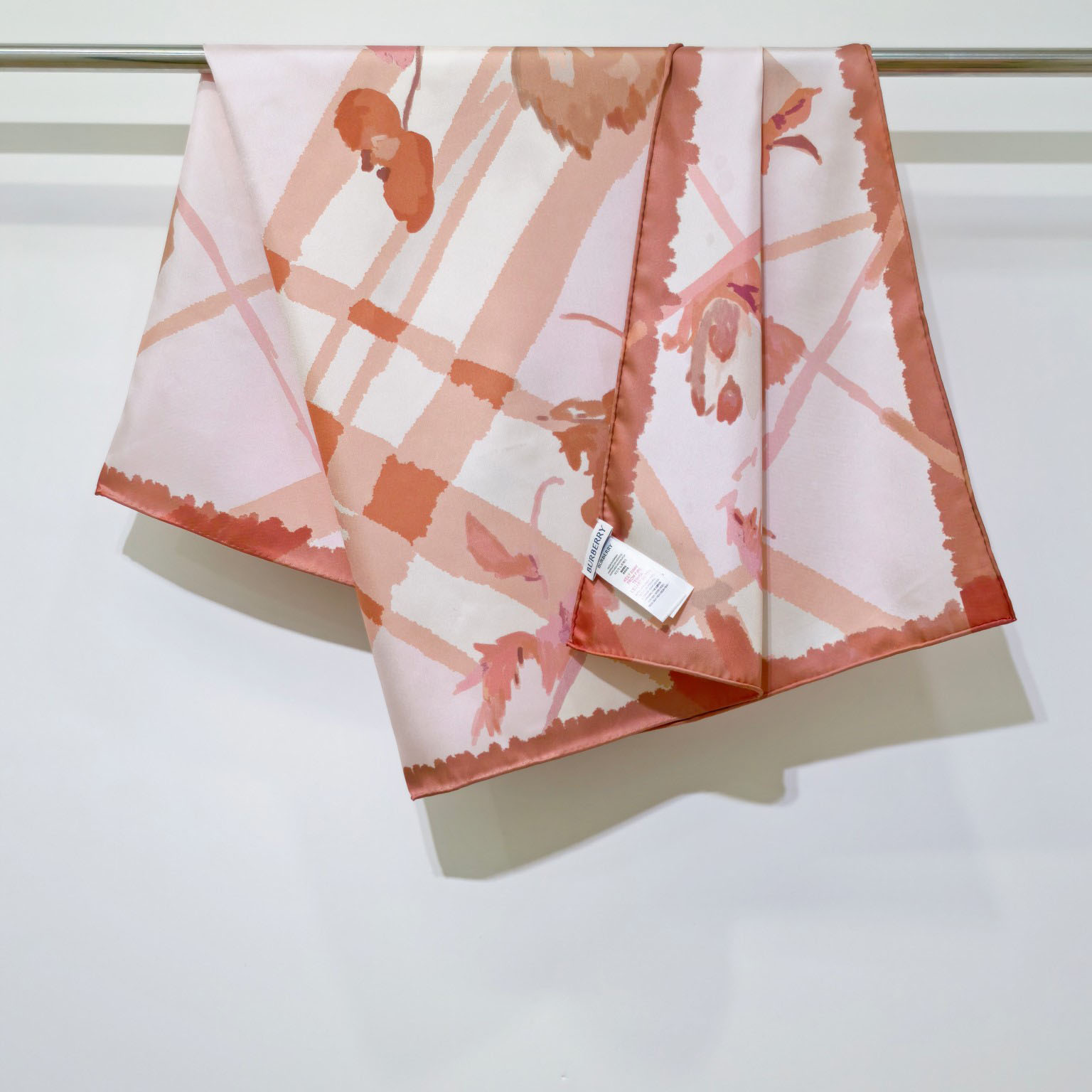 Burberry Watercolour Check Silk Scarf - DopestKickz