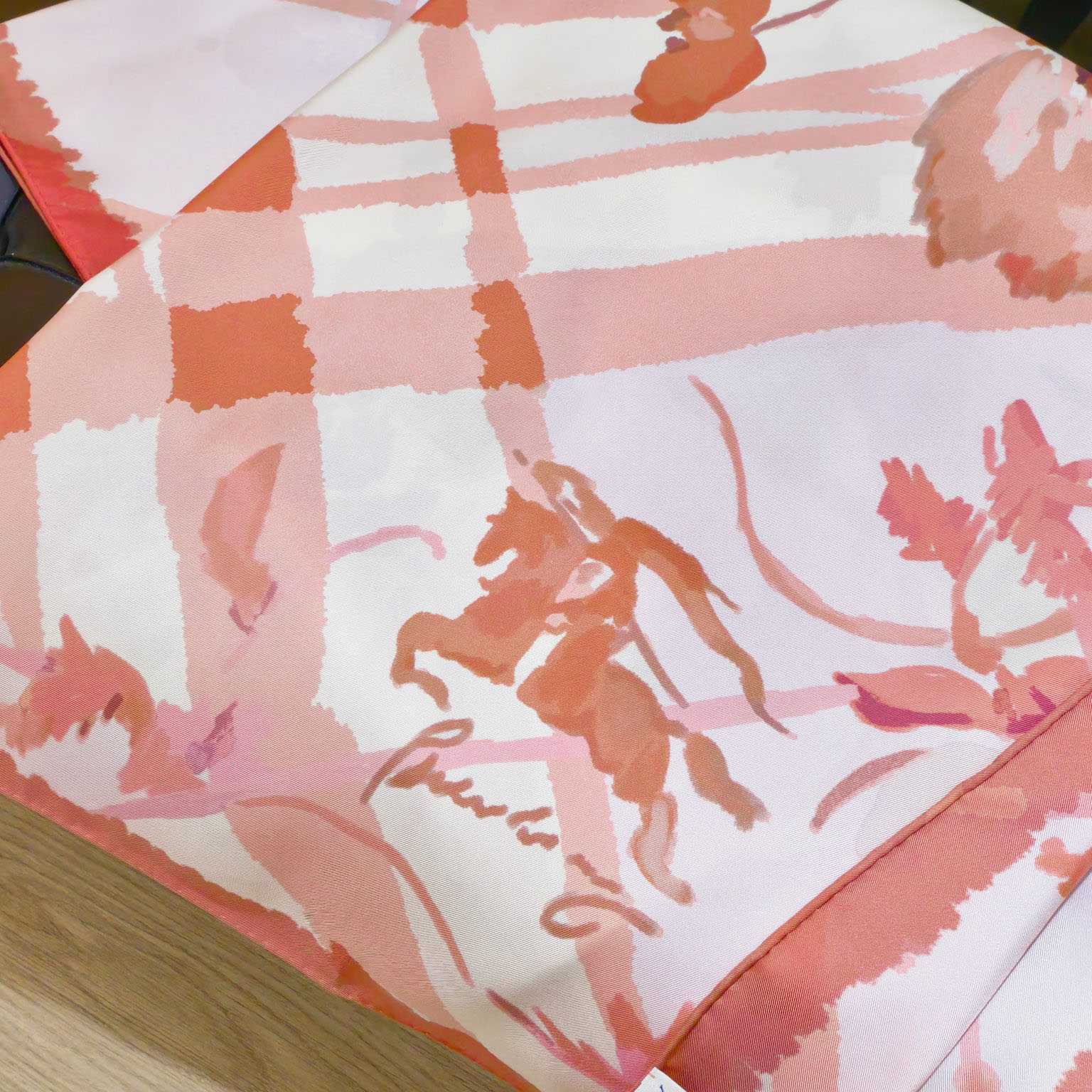 Burberry Watercolour Check Silk Scarf - DopestKickz