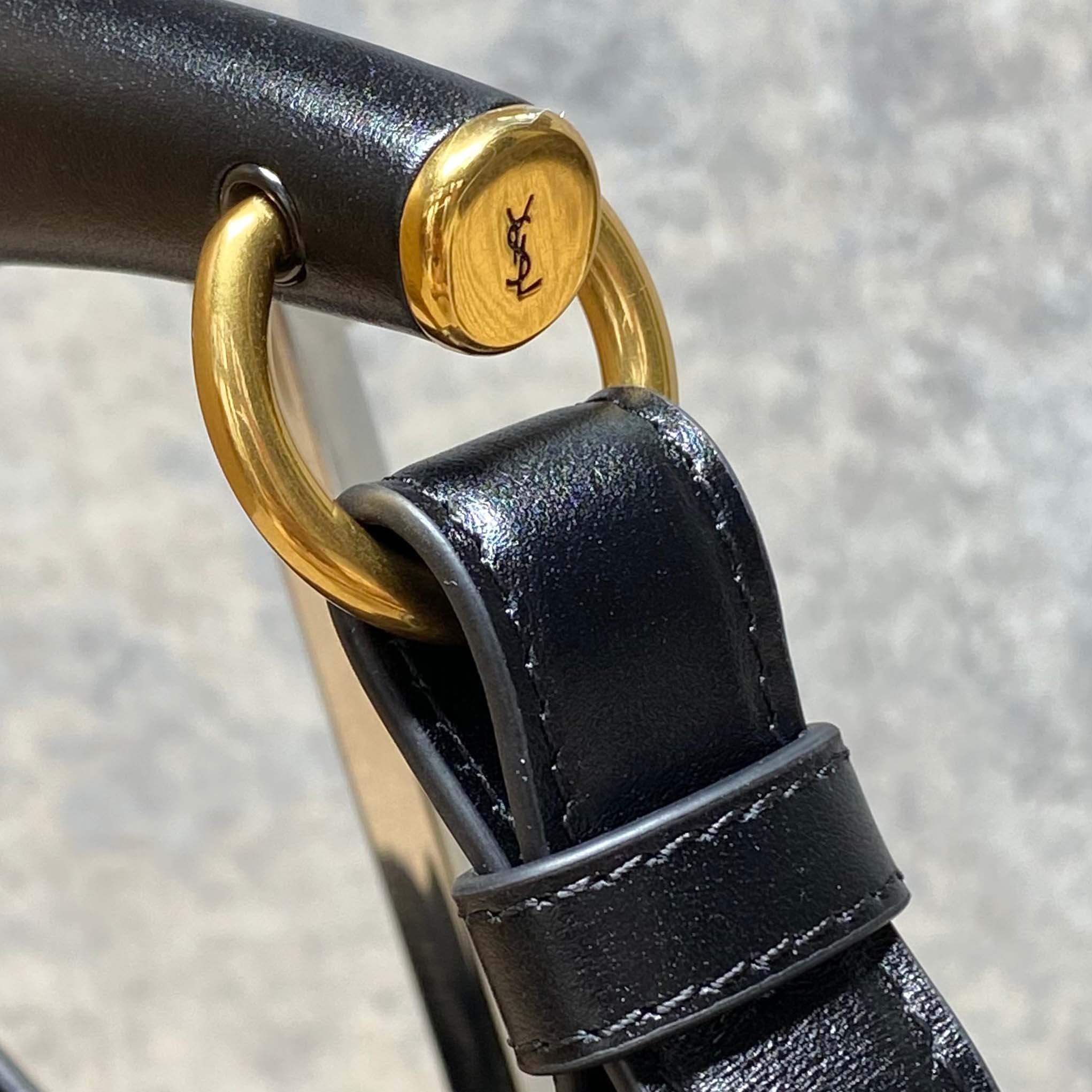 Saint Laurent MOMBASA Small In Leather - DopestKickz