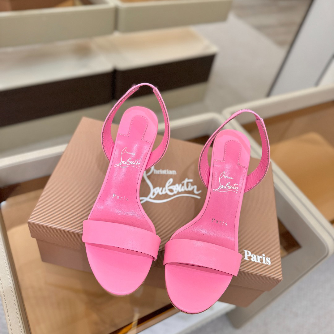 Christian Louboutin Marilyn Leather Sandals - DopestKickz