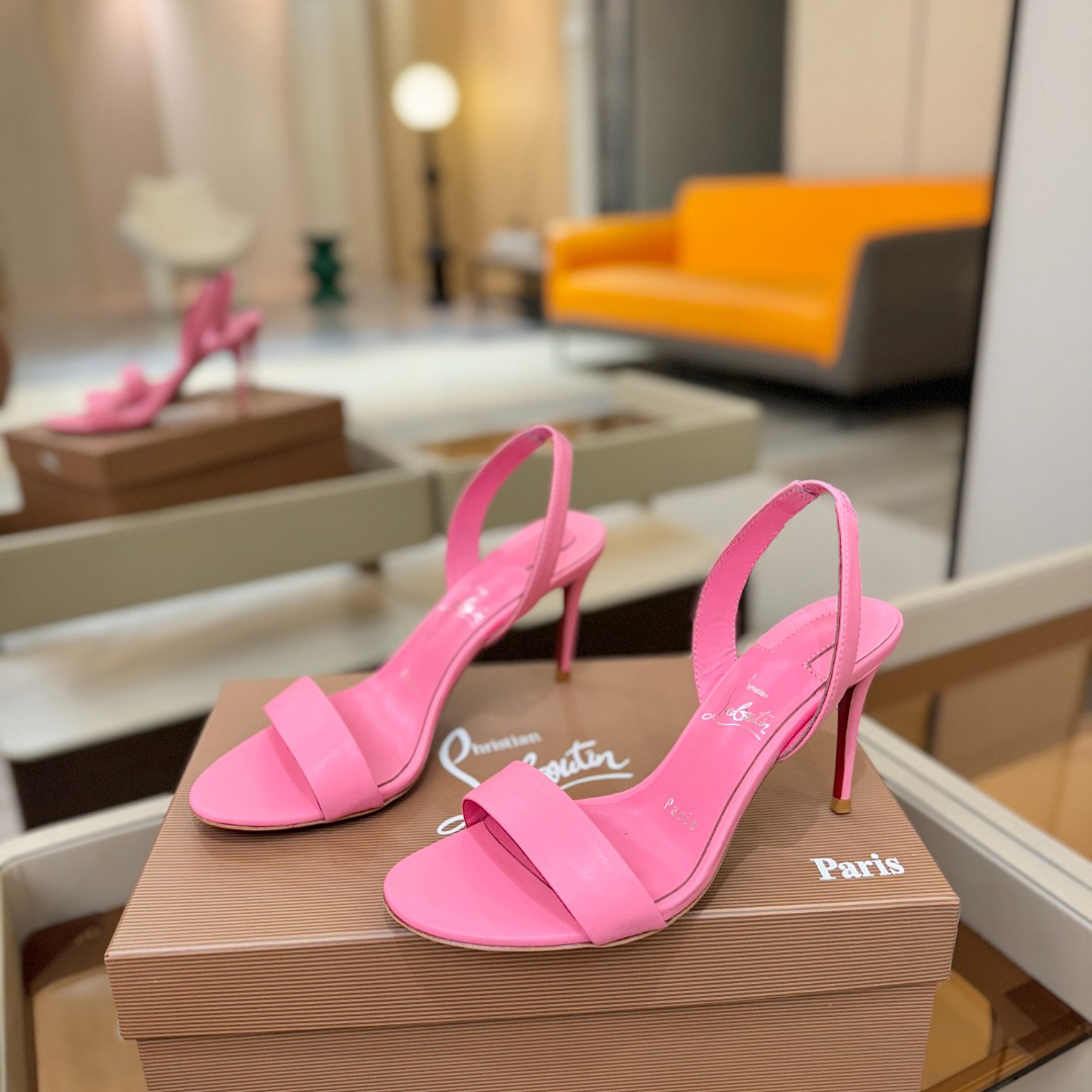 Christian Louboutin Marilyn Leather Sandals - DopestKickz