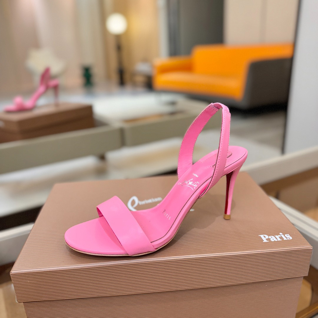 Christian Louboutin Marilyn Leather Sandals - DopestKickz