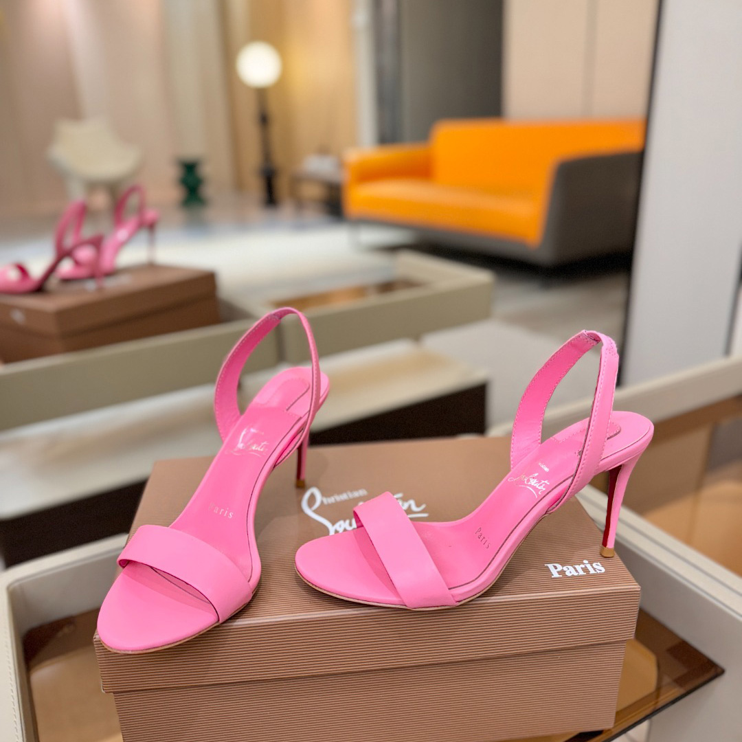 Christian Louboutin Marilyn Leather Sandals - DopestKickz