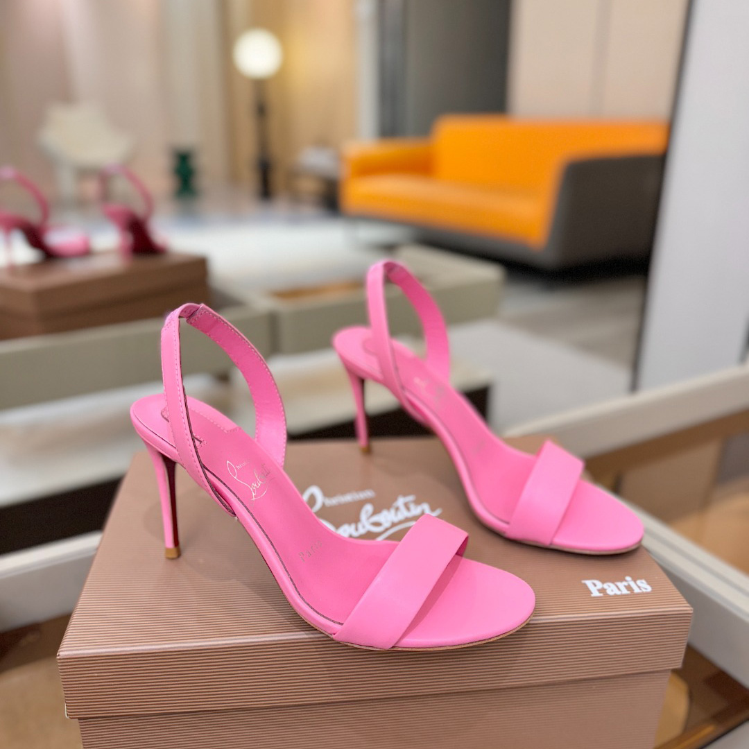 Christian Louboutin Marilyn Leather Sandals - DopestKickz