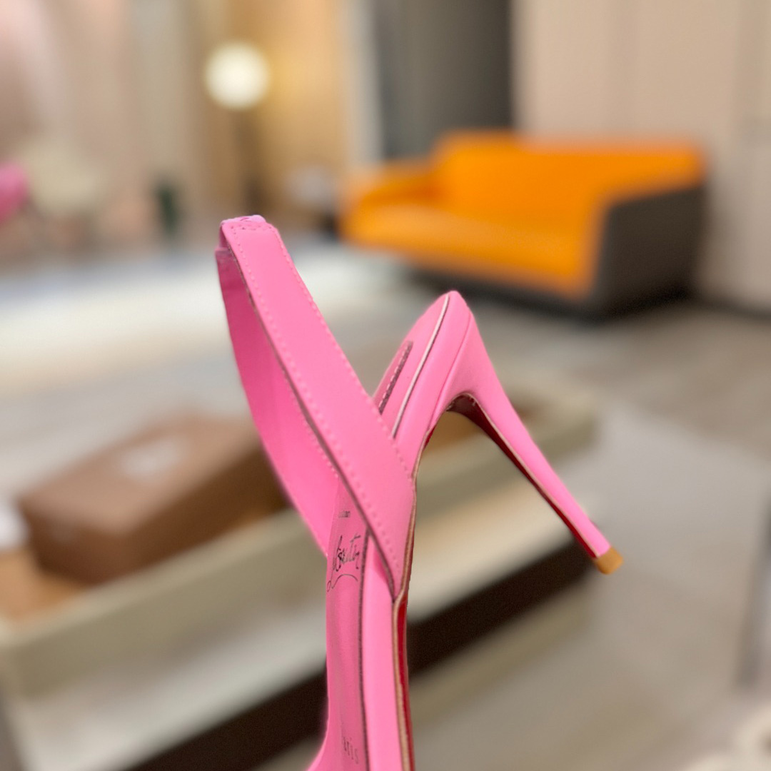 Christian Louboutin Marilyn Leather Sandals - DopestKickz