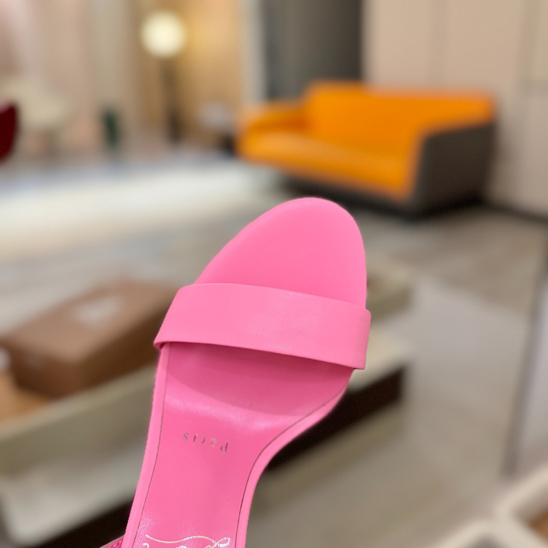 Christian Louboutin Marilyn Leather Sandals - DopestKickz