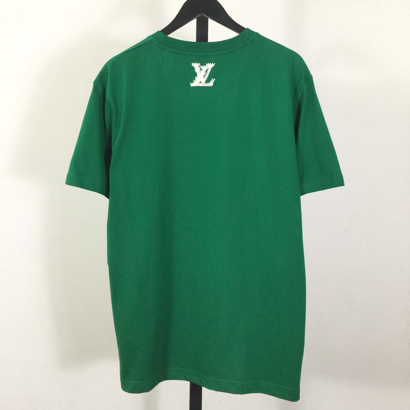 Louis Vuitton Embroidered Signature Short-Sleeved T-Shirt   1AK6IF - DopestKickz