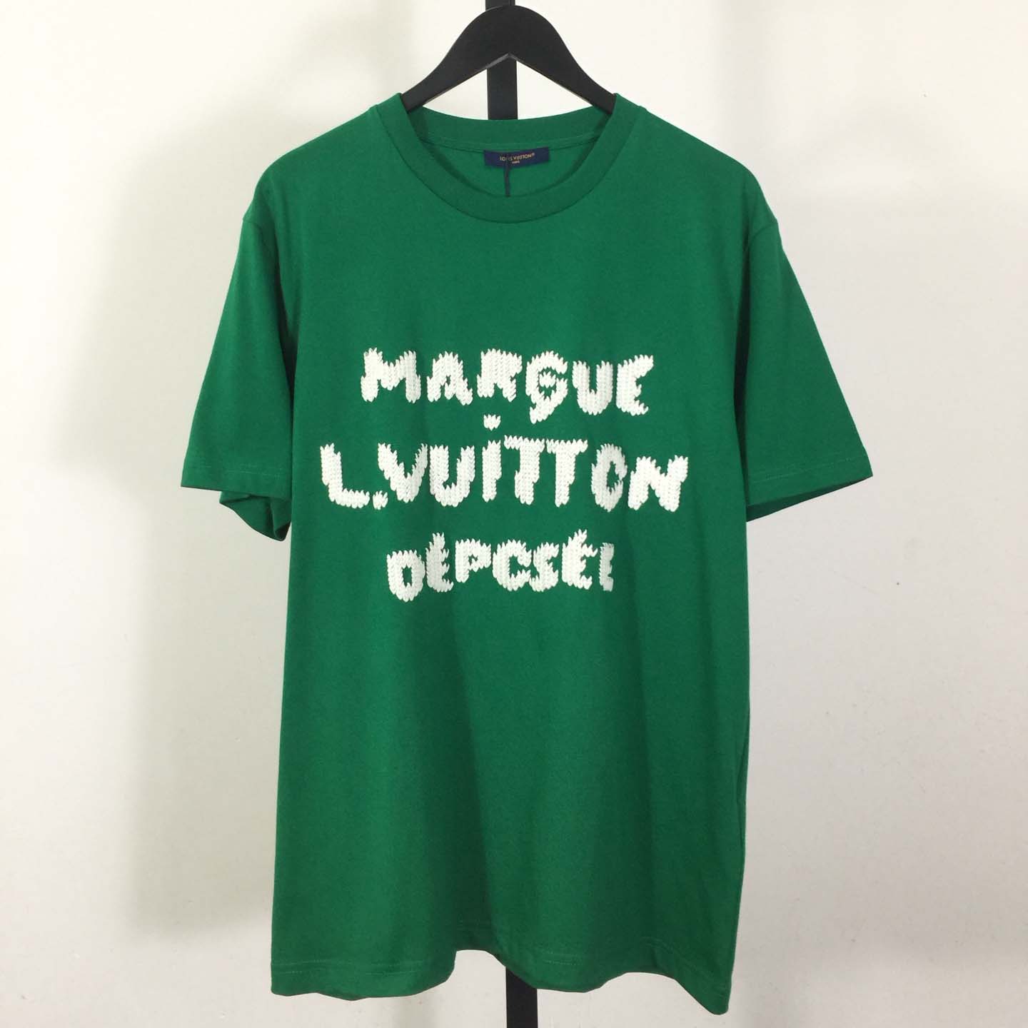 Louis Vuitton Embroidered Signature Short-Sleeved T-Shirt   1AK6IF - DopestKickz