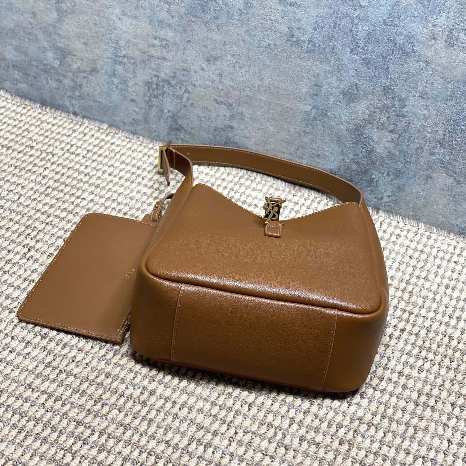 Saint Laurent LE 5 À 7 Supple Small In Grained Leather - DopestKickz