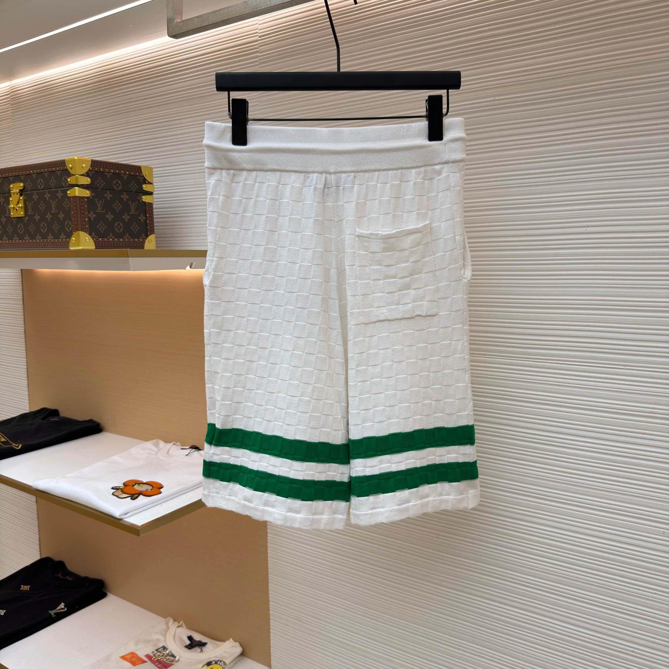Louis Vuitton Damier Terry Tennis Shorts  - DopestKickz