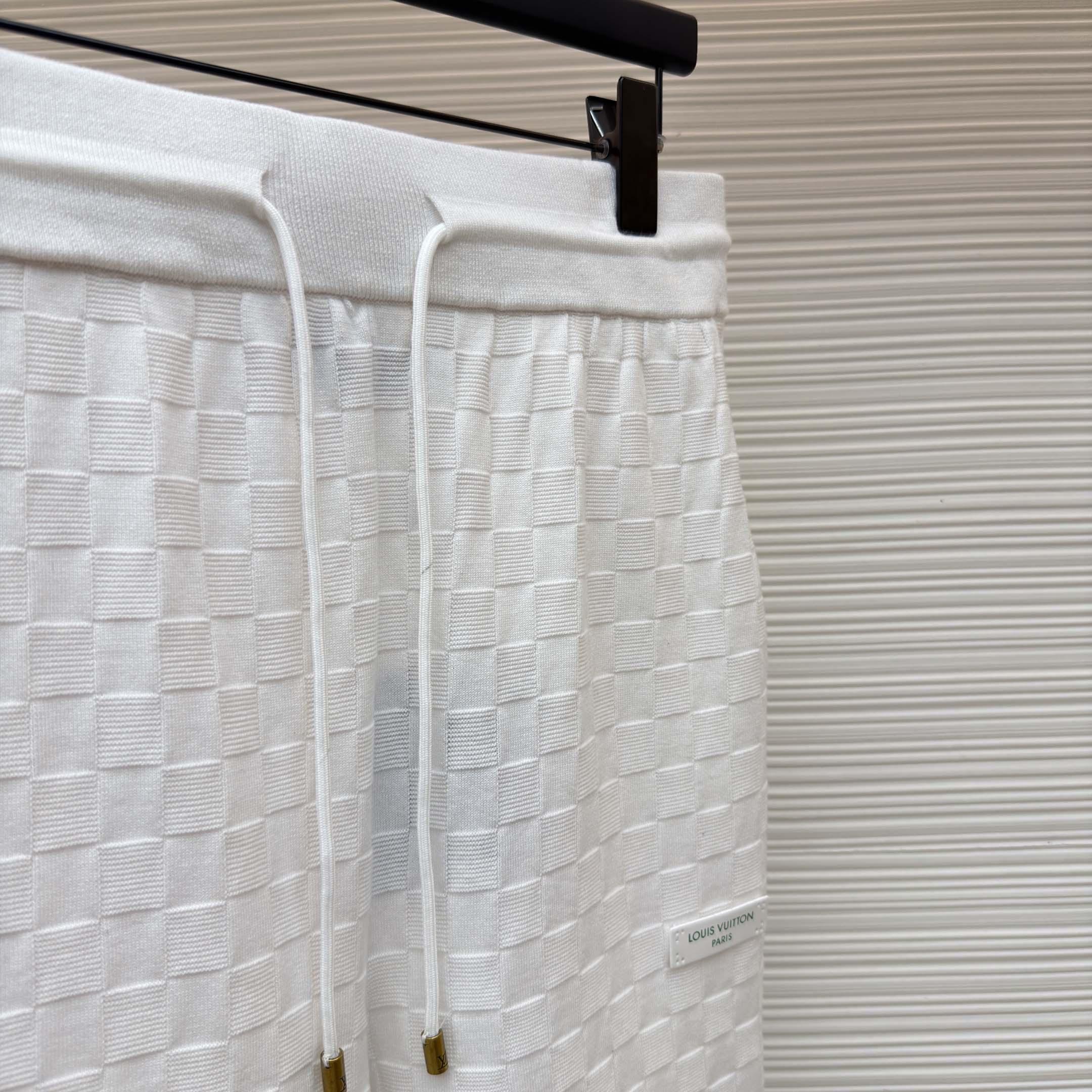 Louis Vuitton Damier Terry Tennis Shorts  - DopestKickz