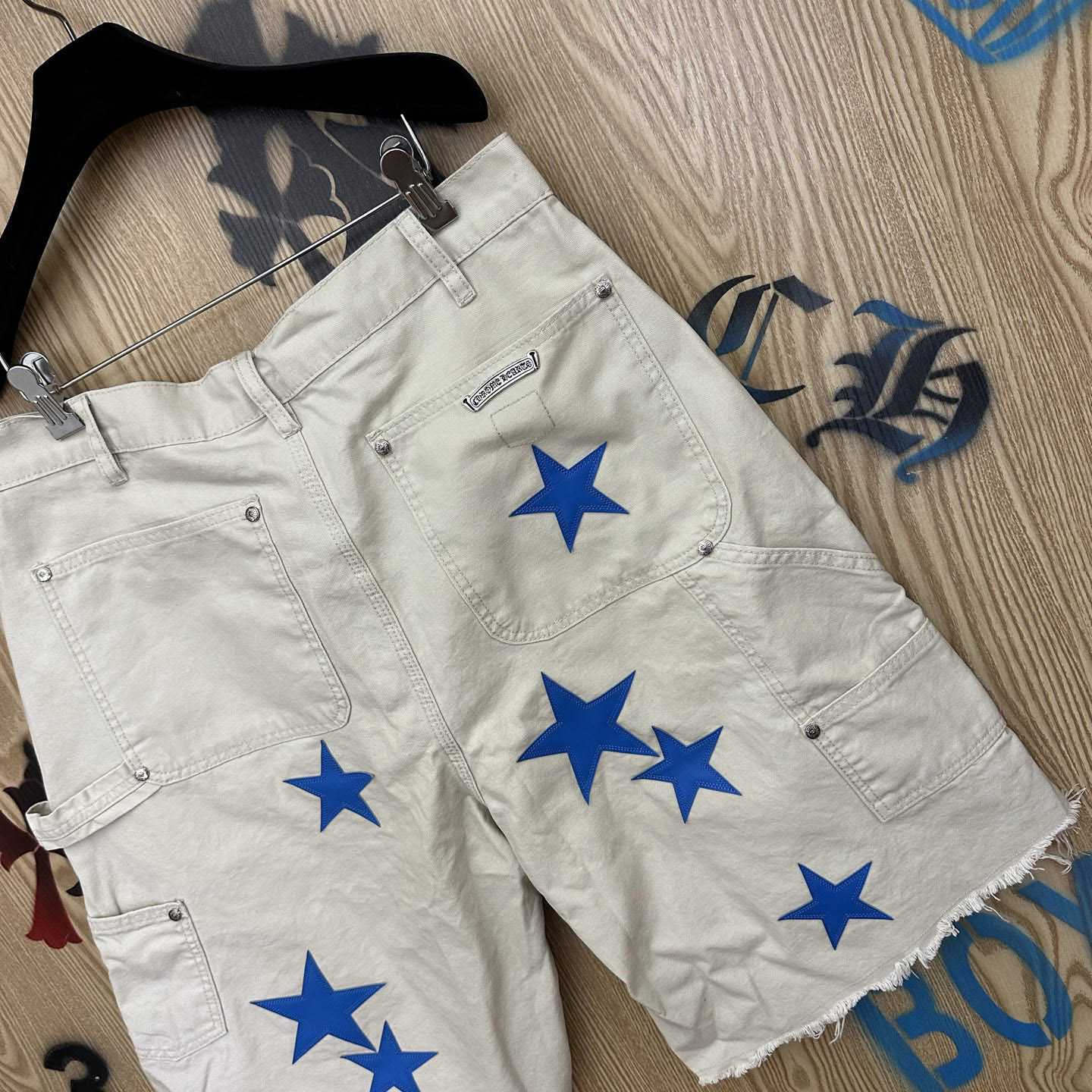 Chrome Hearts Denim Shorts - DopestKickz