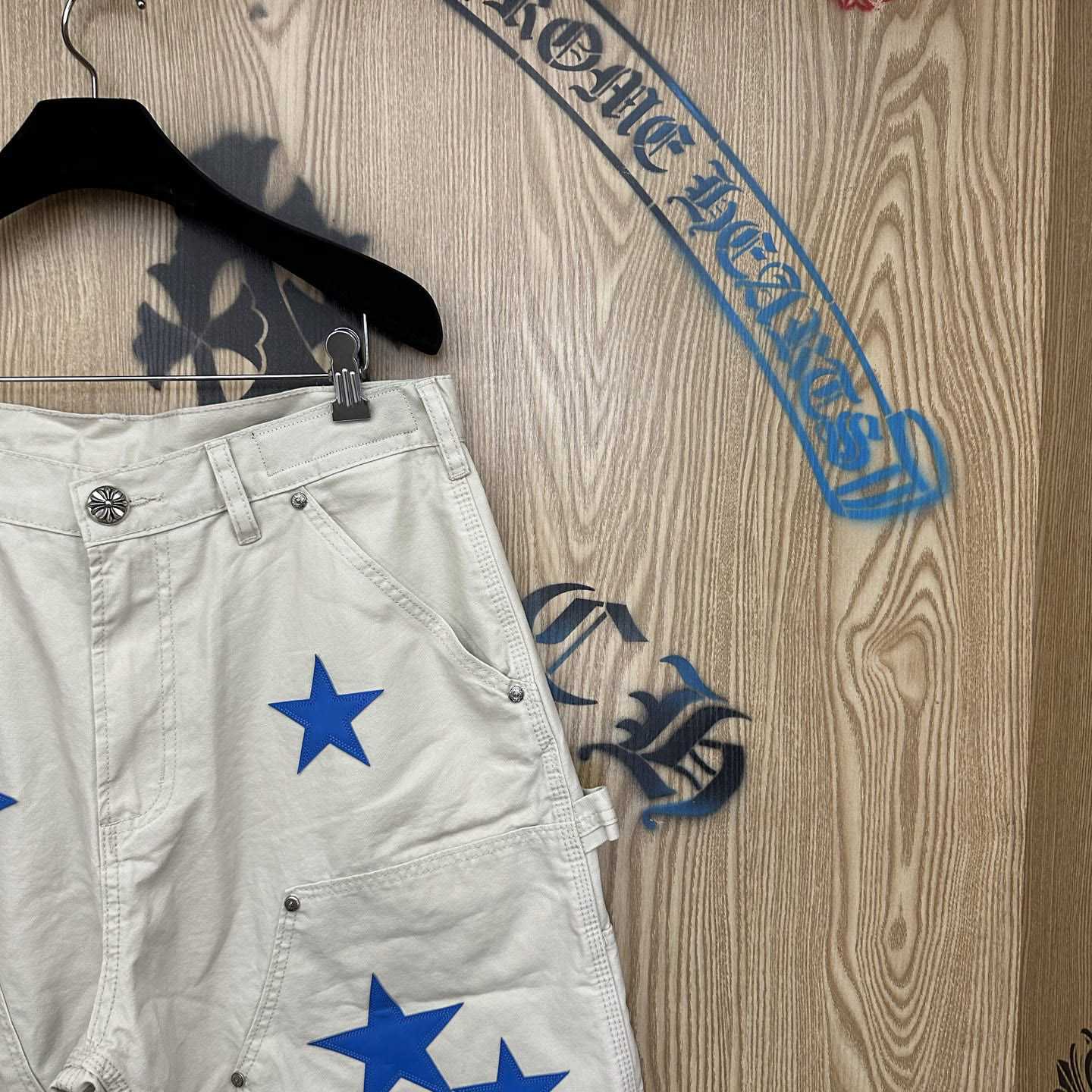 Chrome Hearts Denim Shorts - DopestKickz