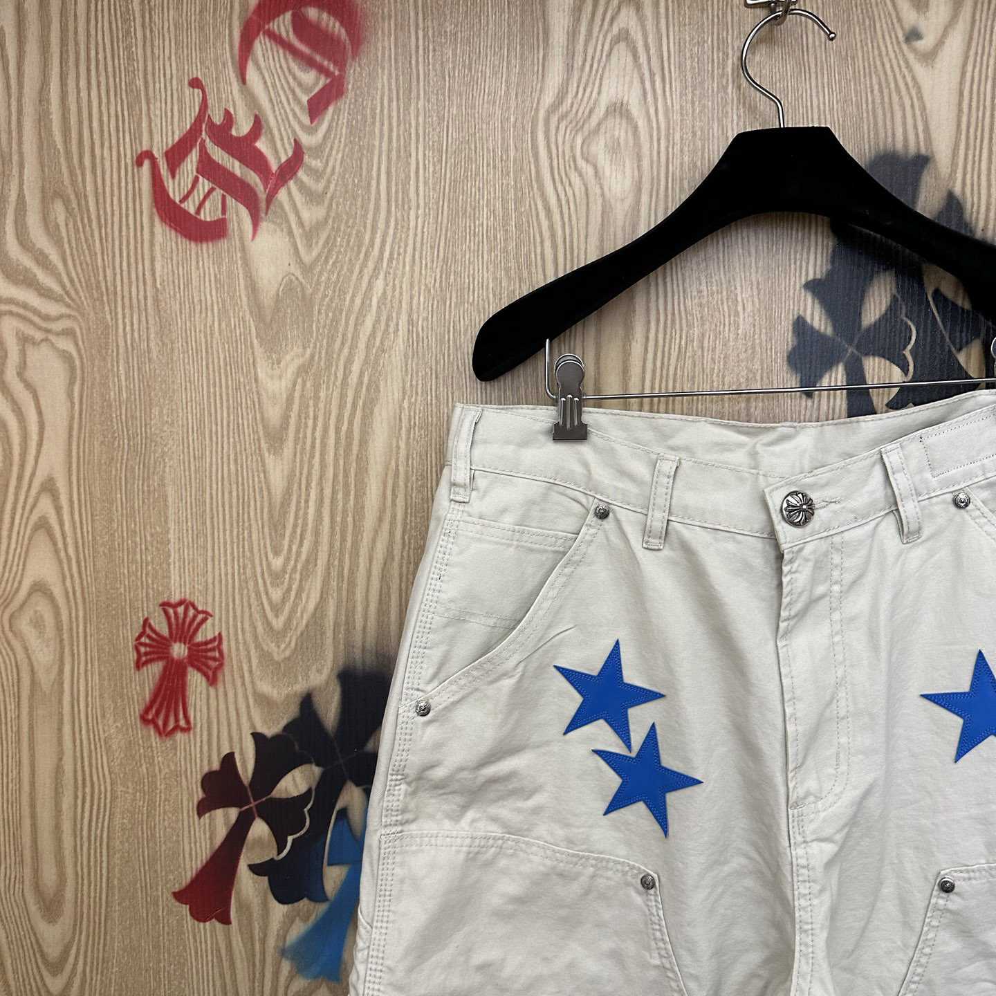 Chrome Hearts Denim Shorts - DopestKickz