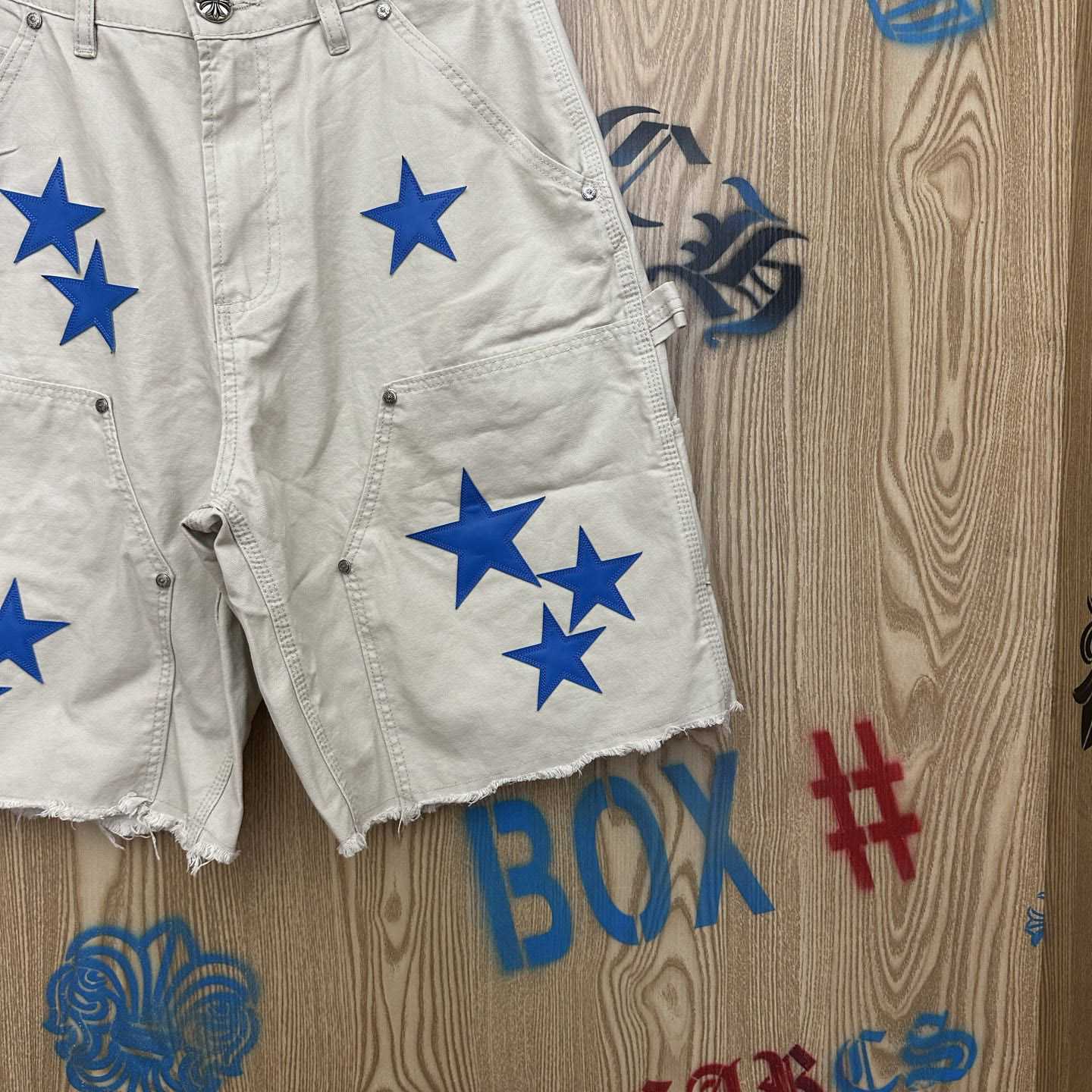 Chrome Hearts Denim Shorts - DopestKickz