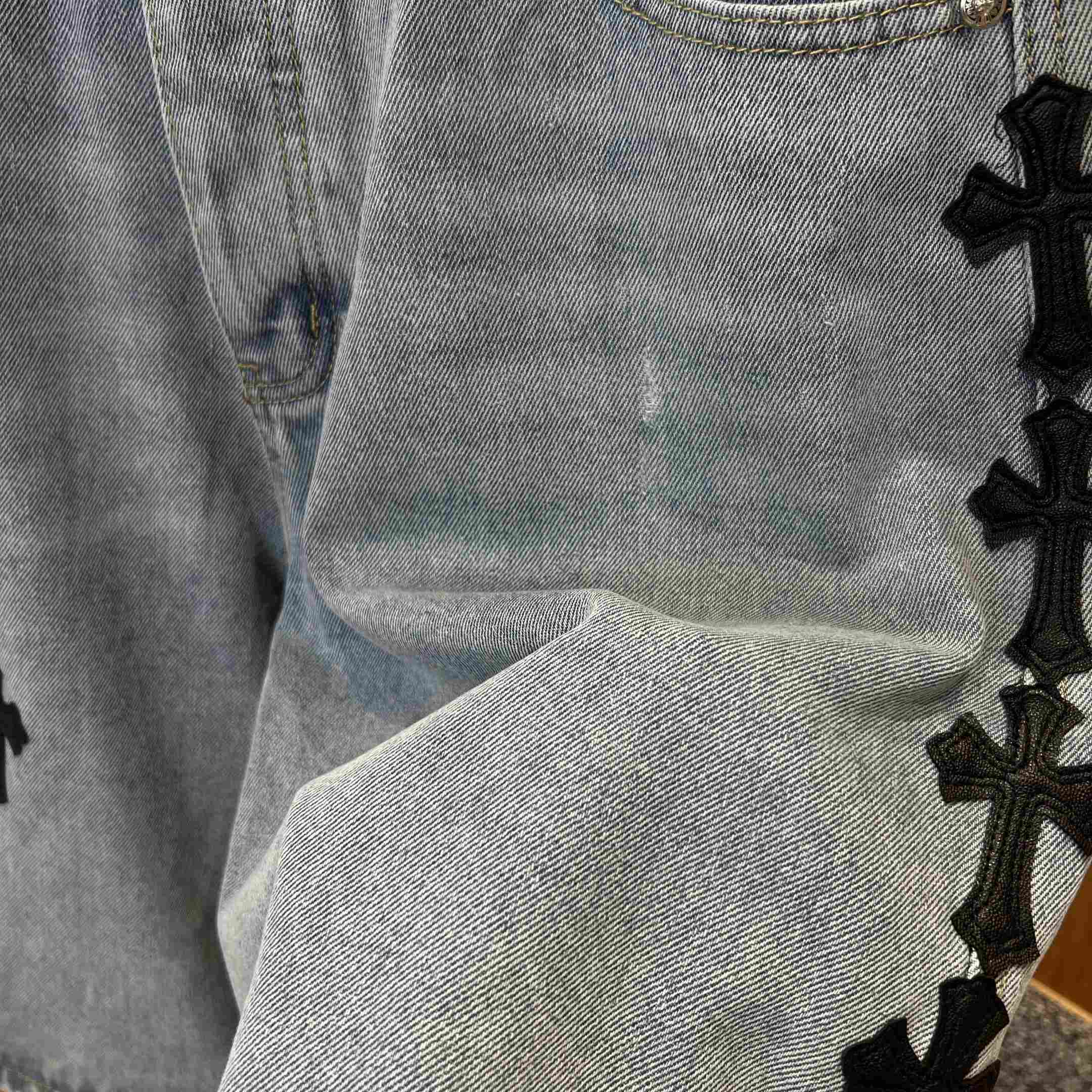 Chrome Hearts Denim Shorts - DopestKickz