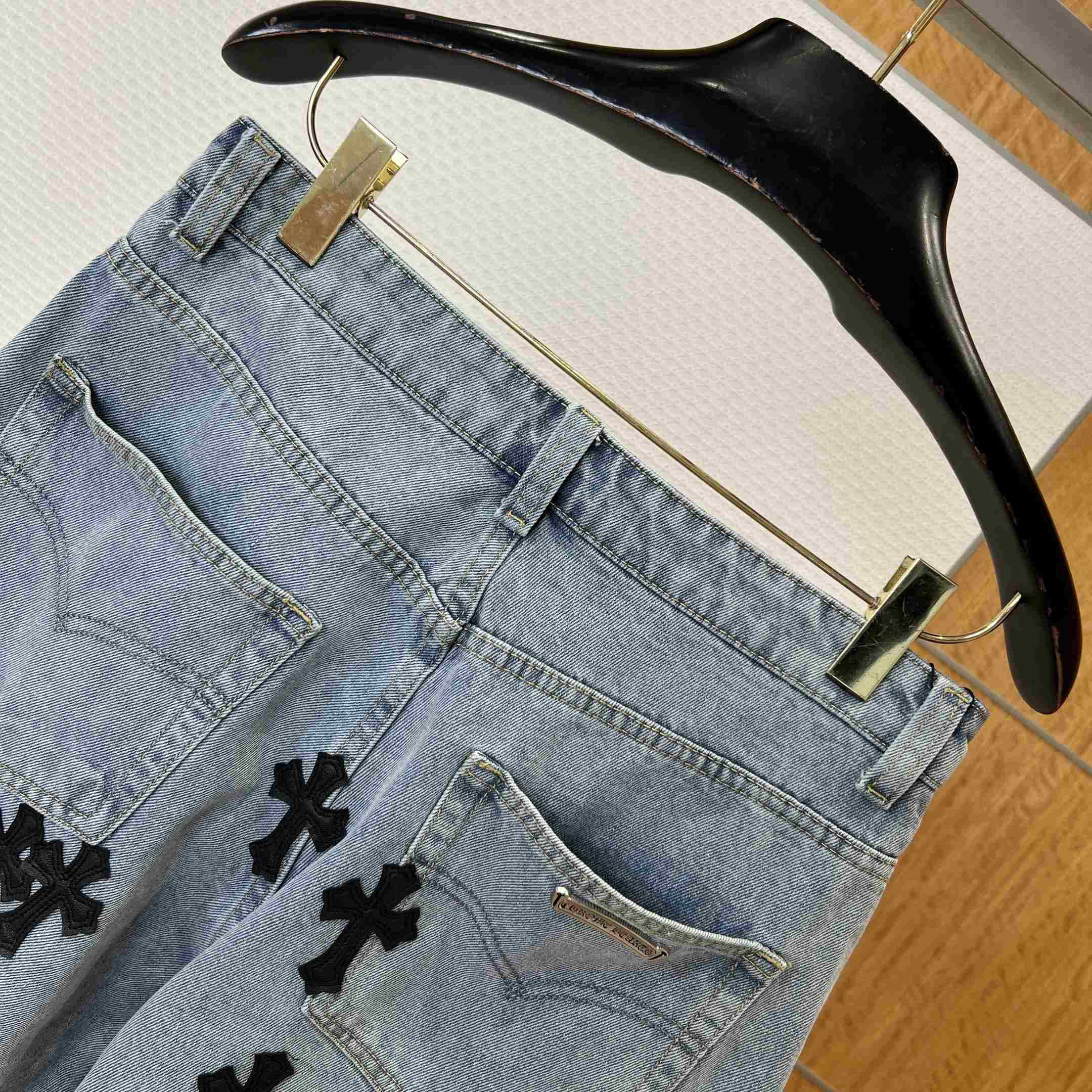 Chrome Hearts Denim Shorts - DopestKickz
