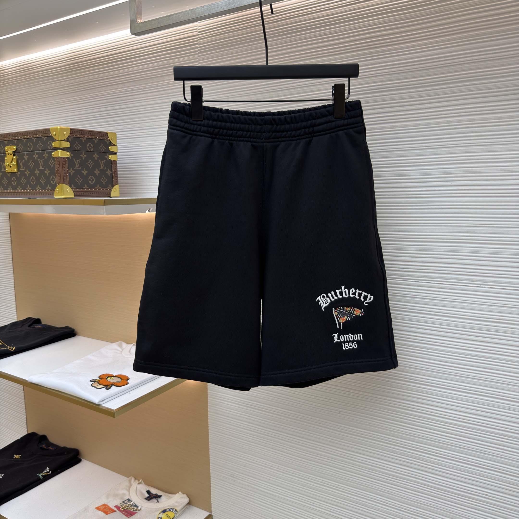 Burberry Check Flag Cotton Shorts - DopestKickz
