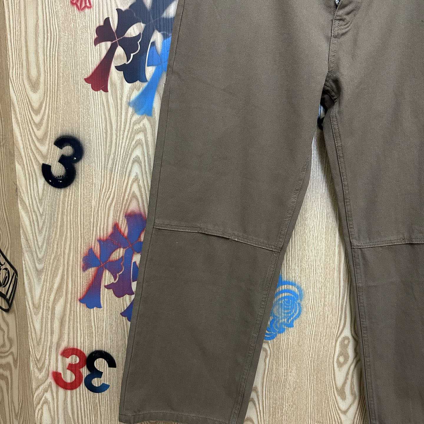 Chrome Hearts Cross Patch Double Knee Carpenter Pants - DopestKickz