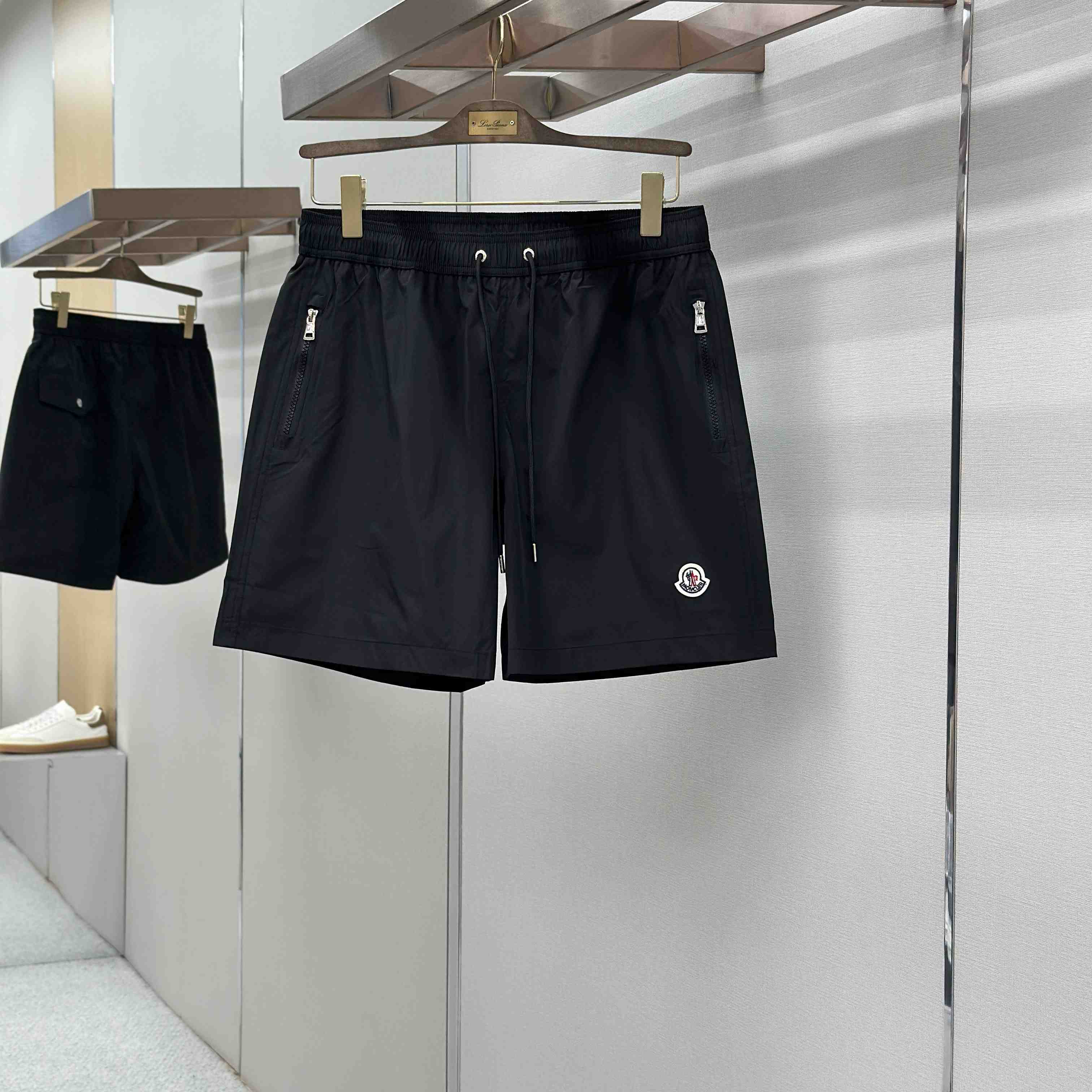 Moncler Logo-Patch Swim Shorts - DopestKickz