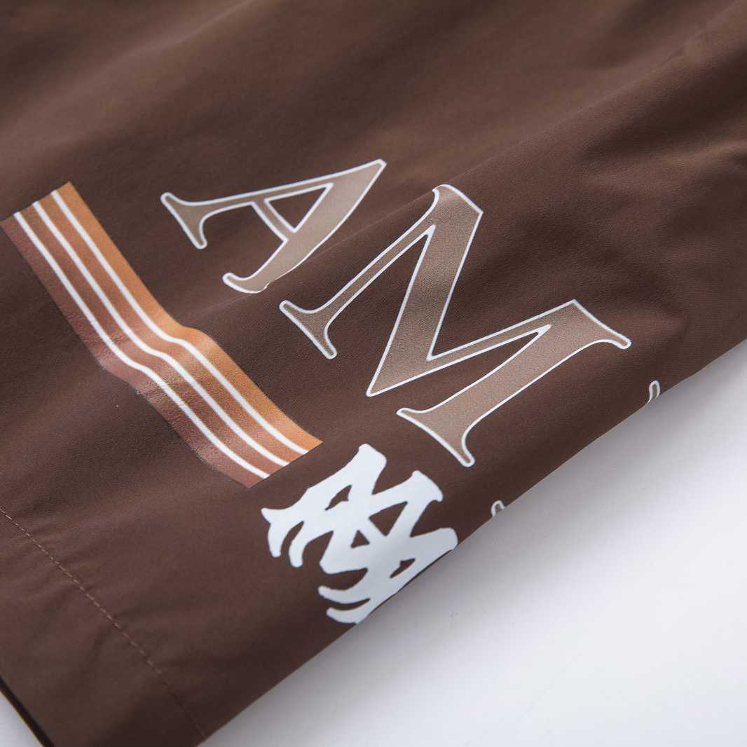Amiri MA Gradient Bar Swim Trunks 'Brown' - DopestKickz