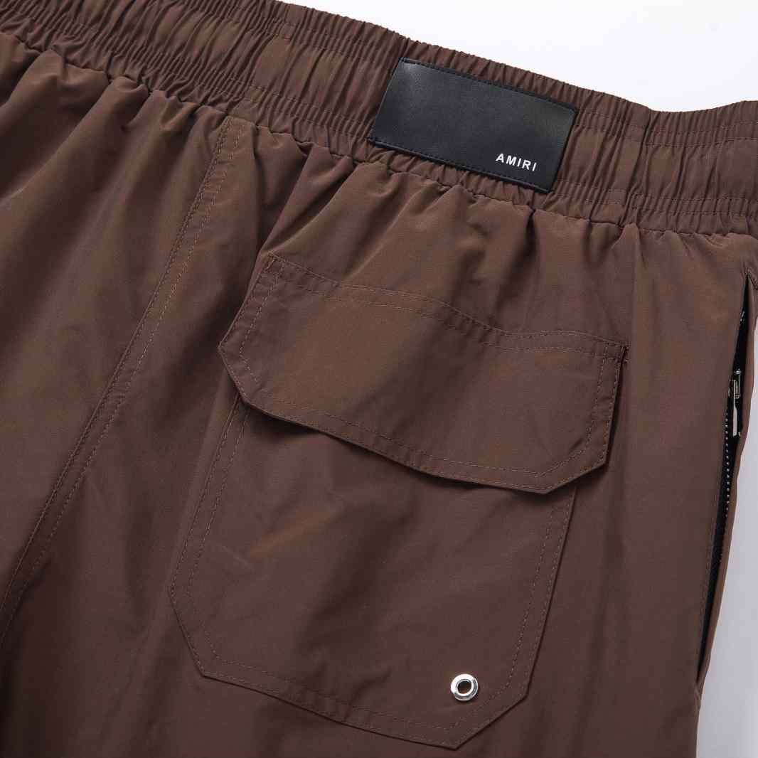 Amiri MA Gradient Bar Swim Trunks 'Brown' - DopestKickz