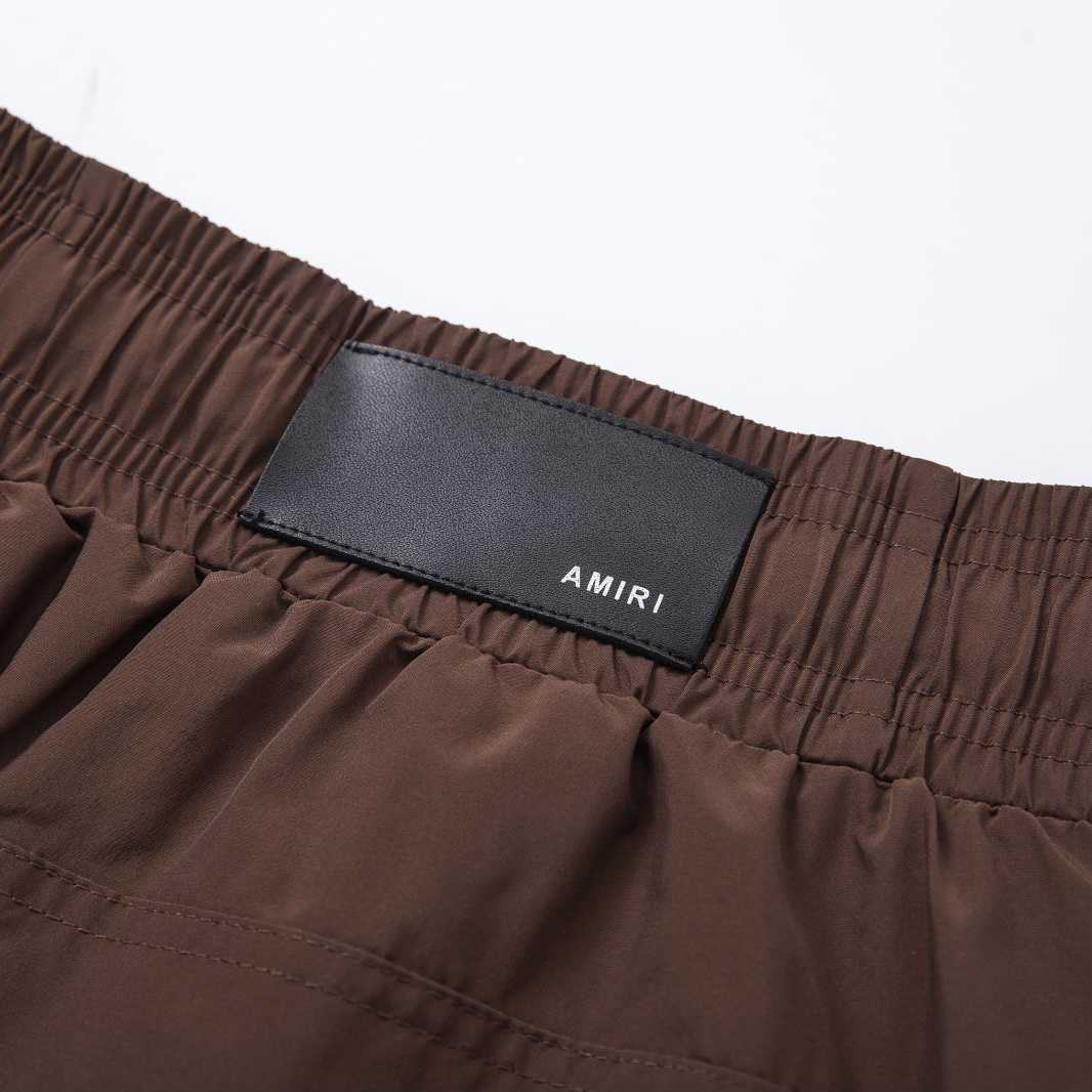 Amiri MA Gradient Bar Swim Trunks 'Brown' - DopestKickz
